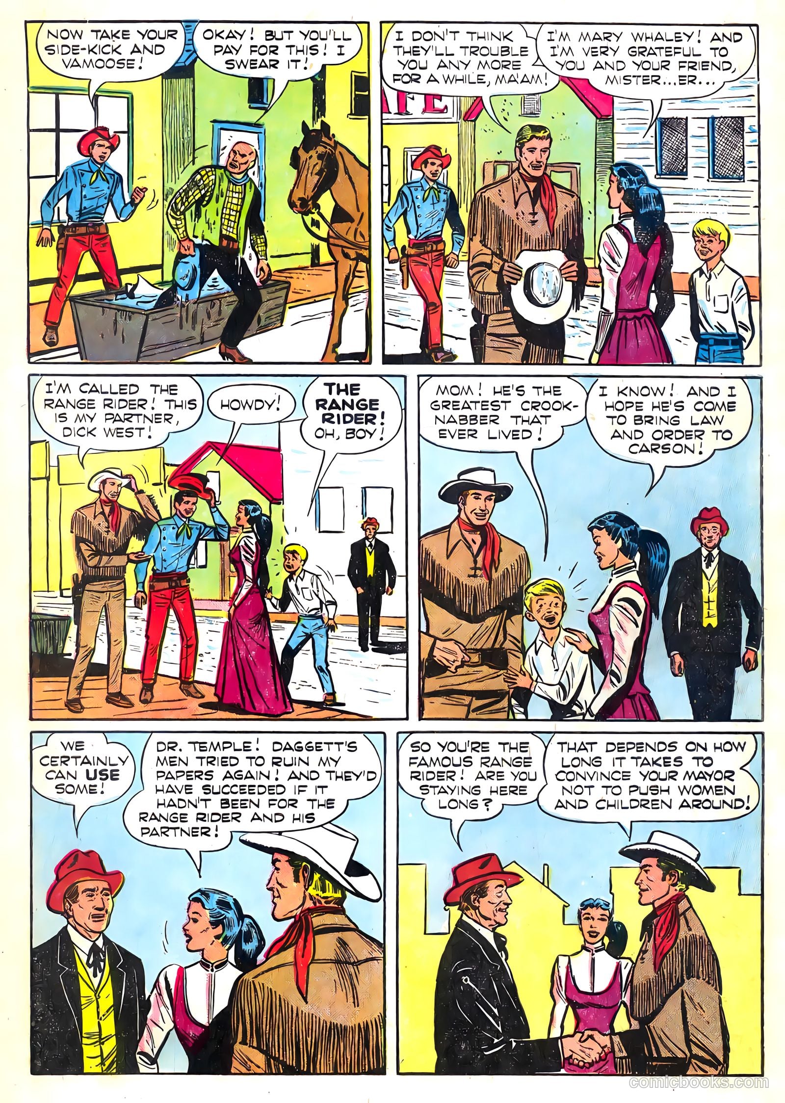 Range Rider #9 (1955) — page 8 of 36
