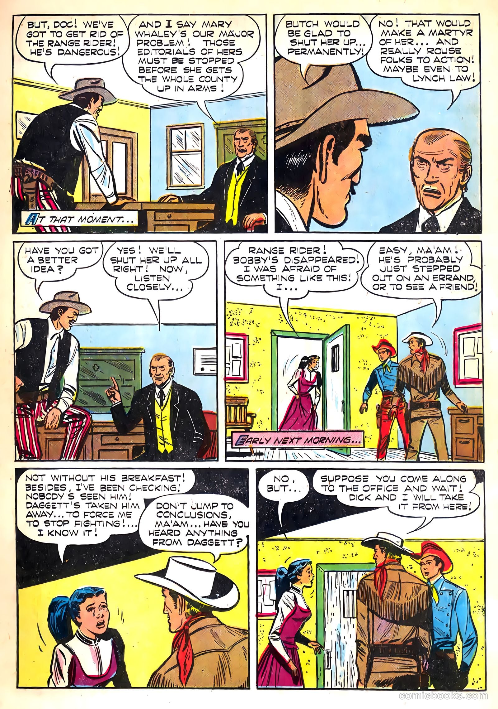 Range Rider #9 (1955) — page 17 of 36