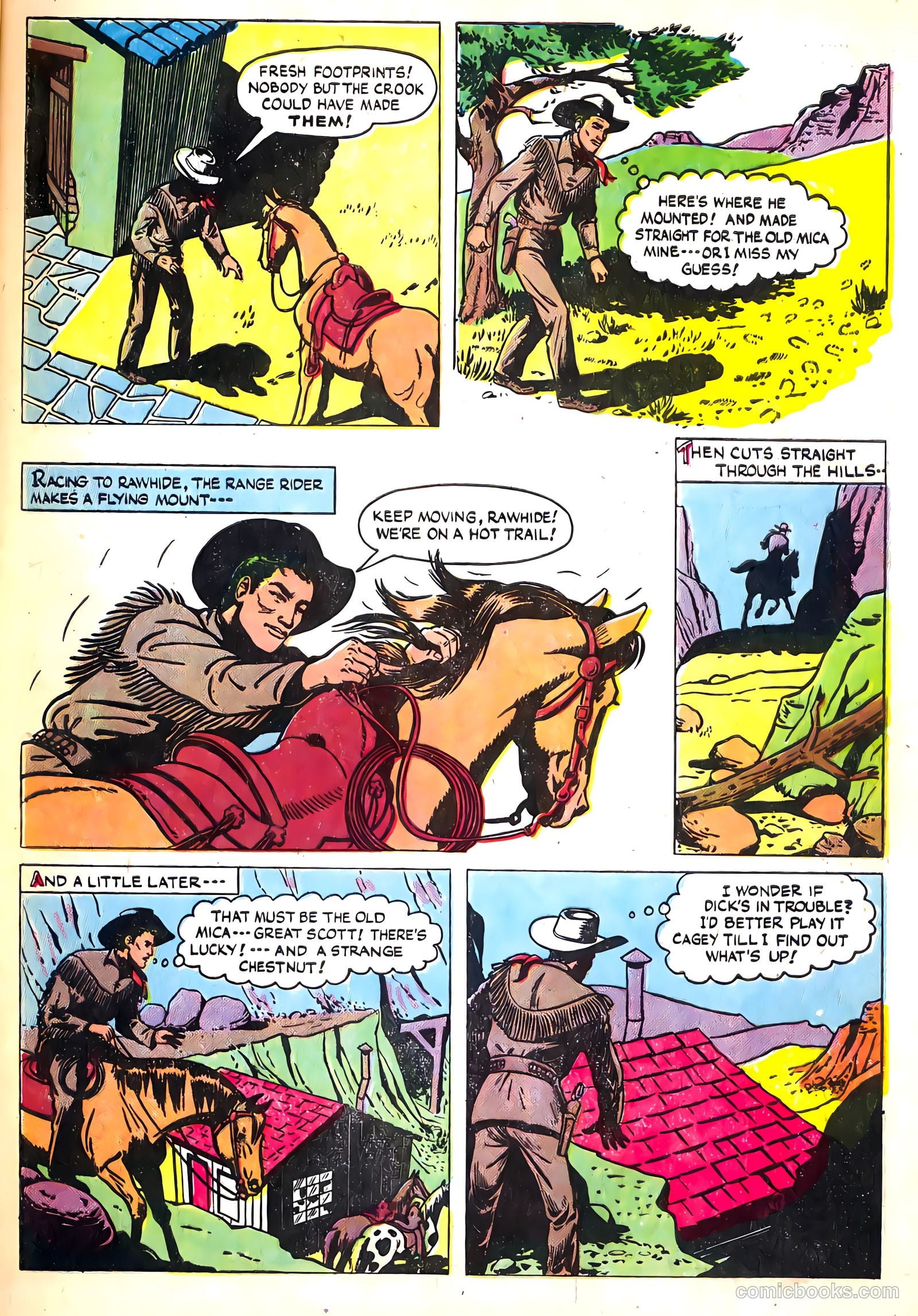Range Rider #9 (1955) — page 33 of 36