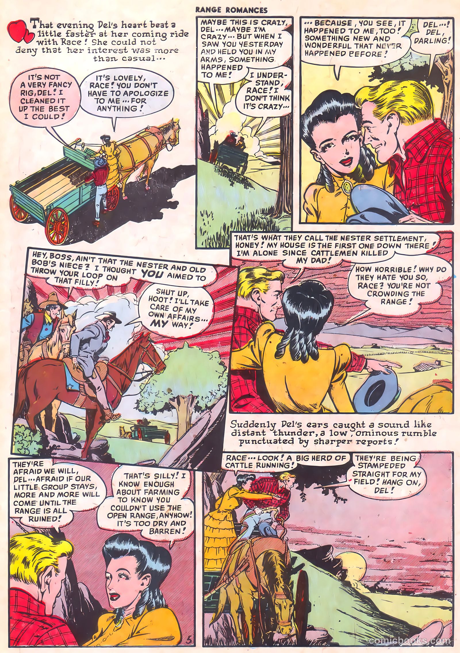 Range Romances #1 (1949) — page 7 of 36