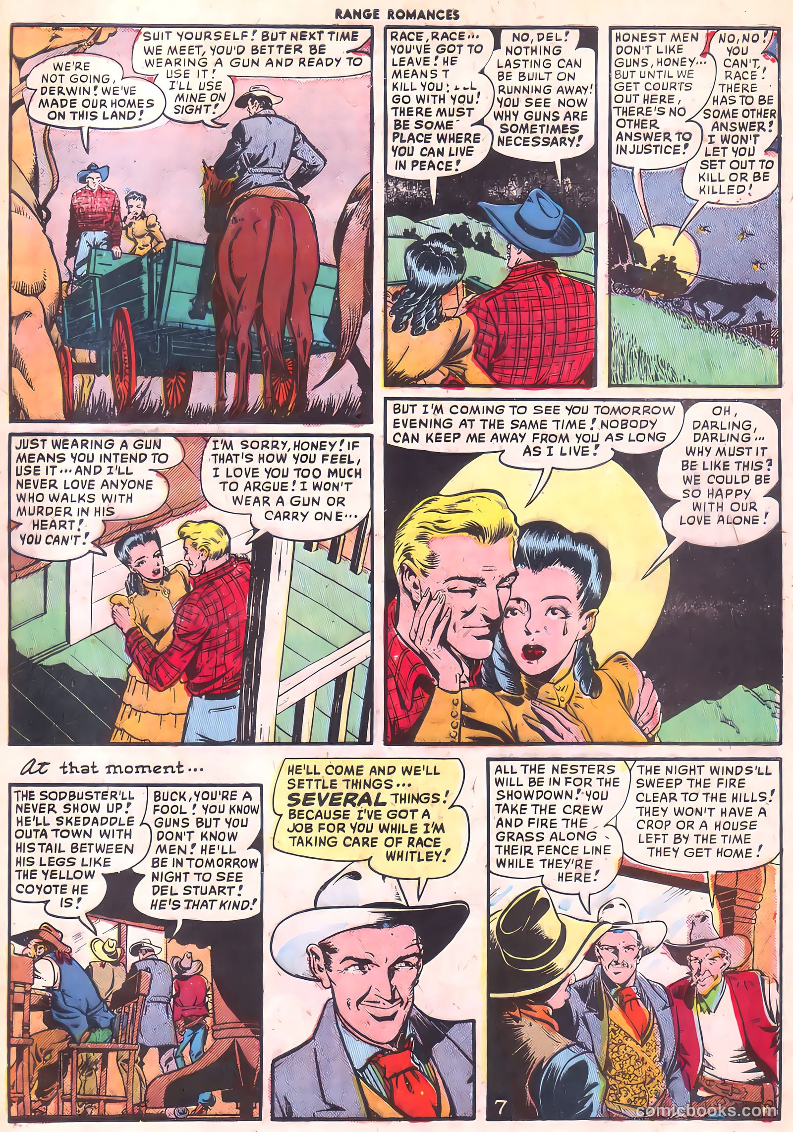 Range Romances #1 (1949) — page 9 of 36