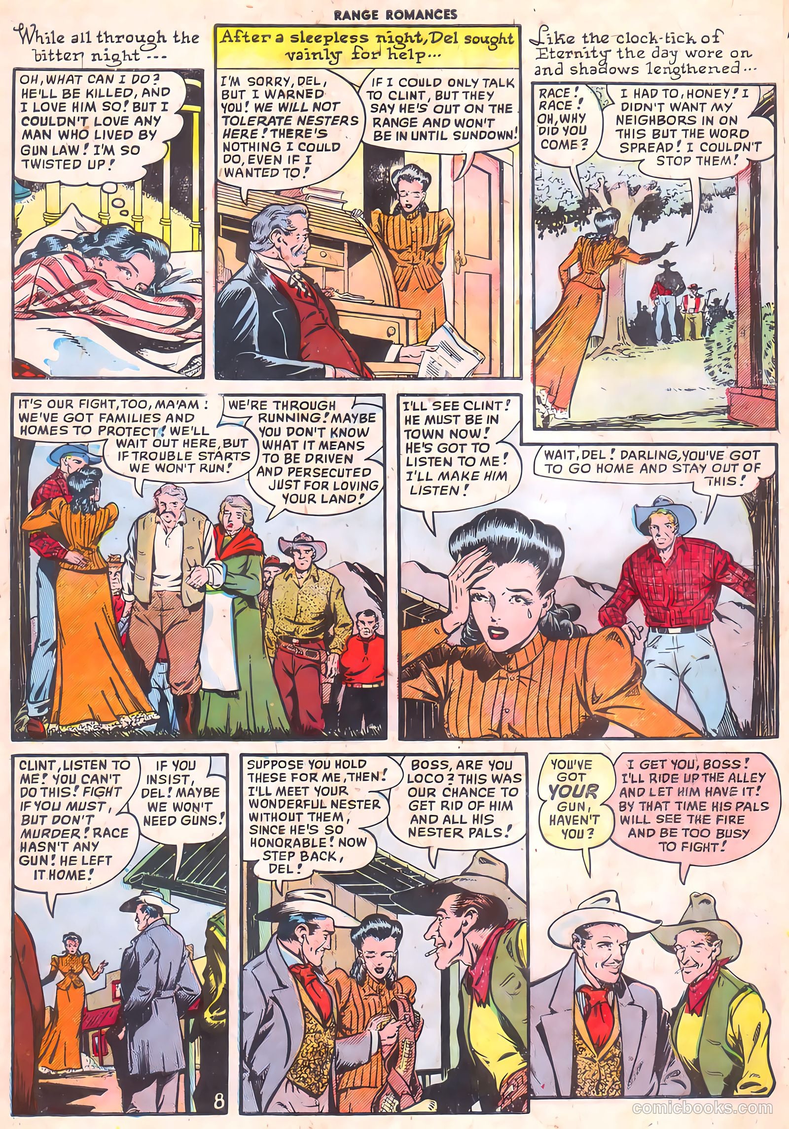 Range Romances #1 (1949) — page 10 of 36