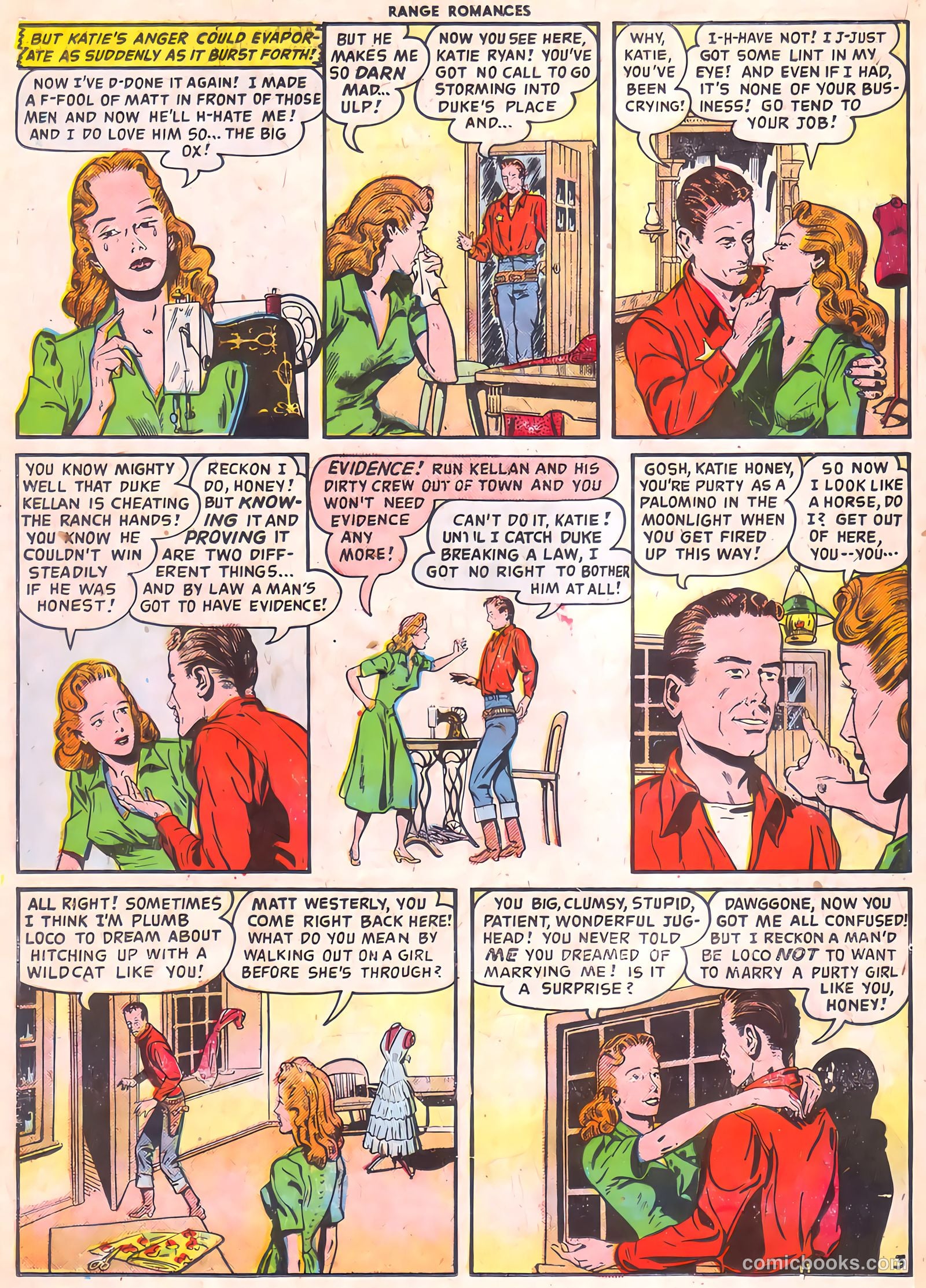 Range Romances #1 (1949) — page 14 of 36