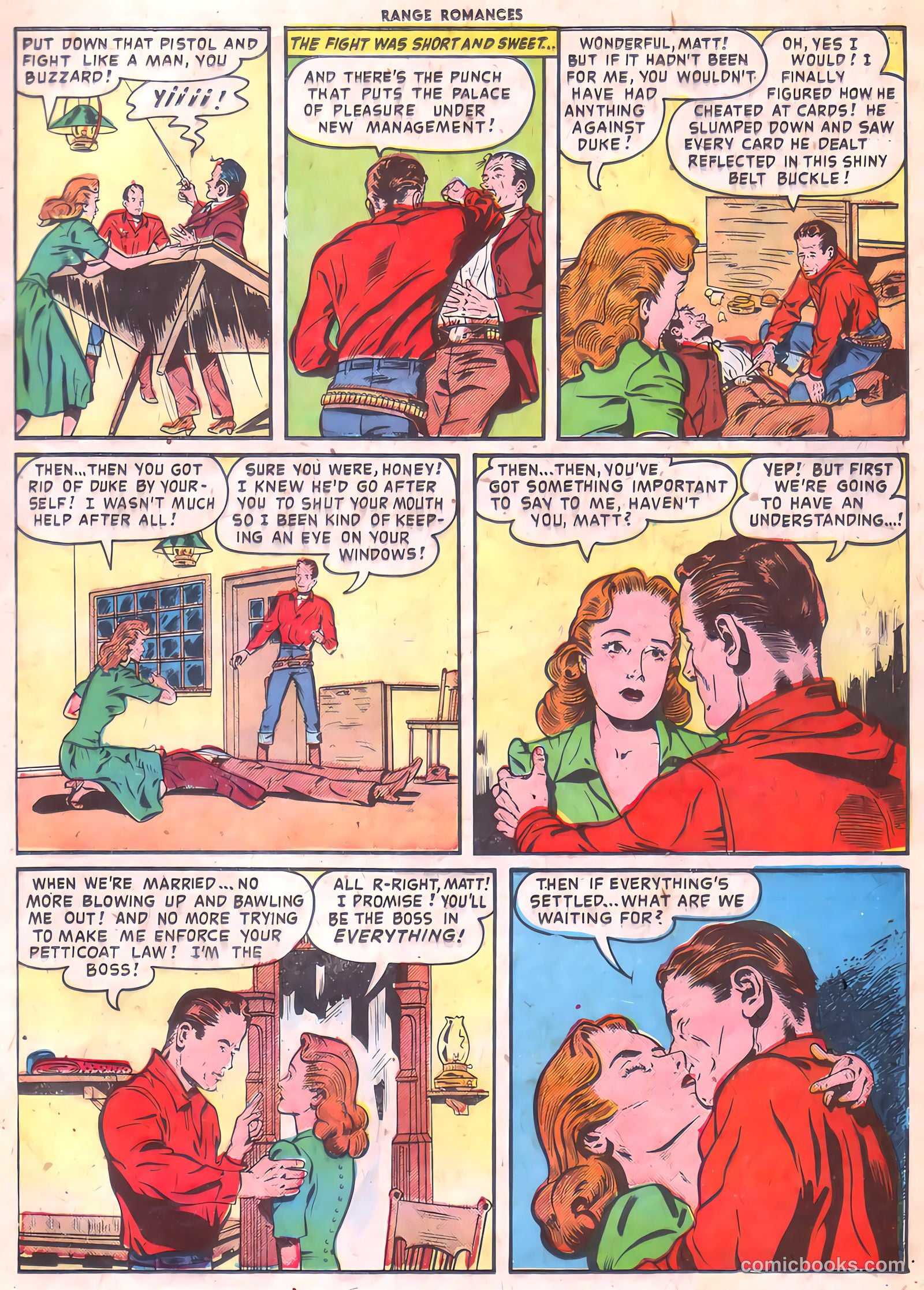 Range Romances #1 (1949) — page 17 of 36