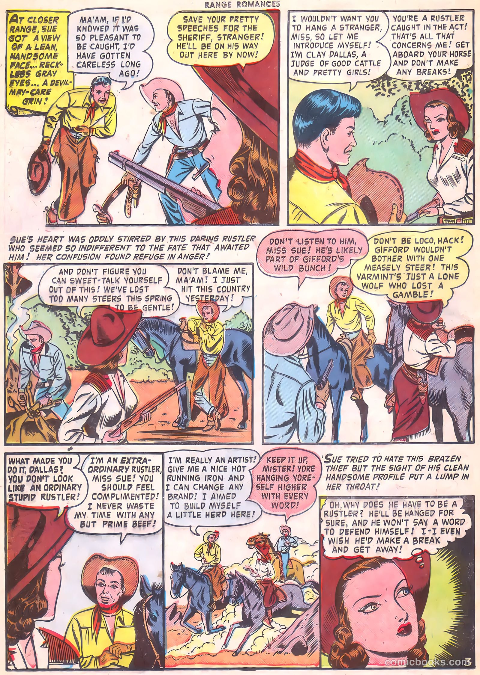 Range Romances #1 (1949) — page 20 of 36