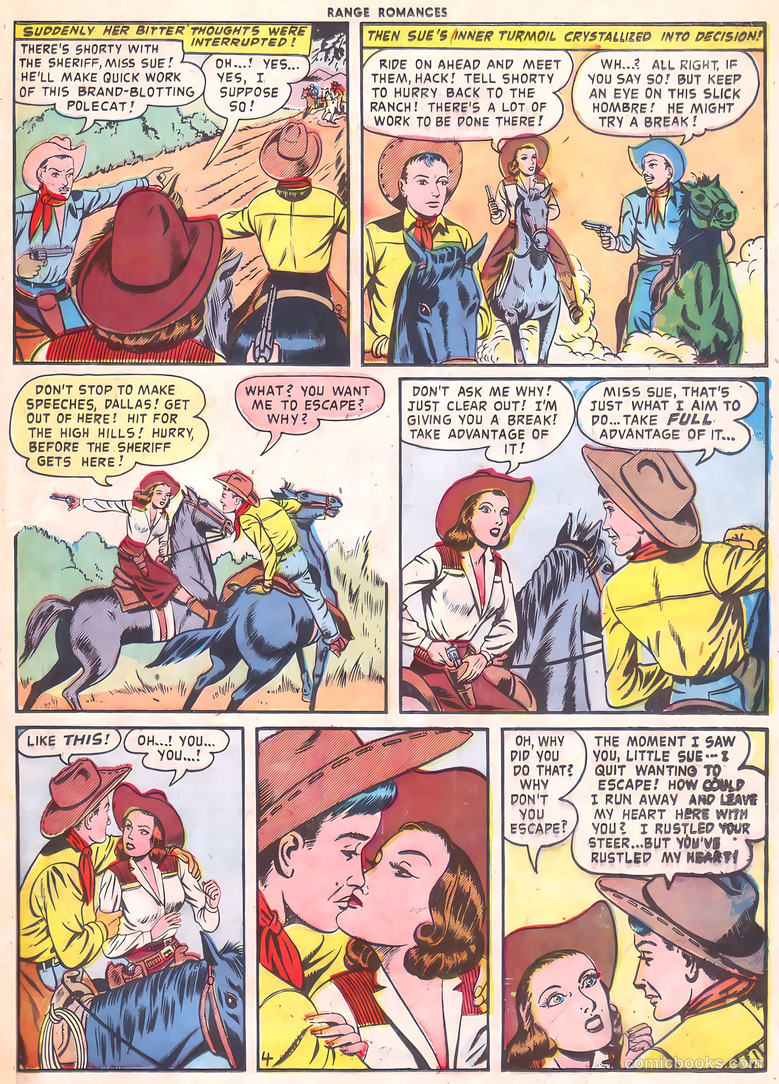 Range Romances #1 (1949) — page 21 of 36
