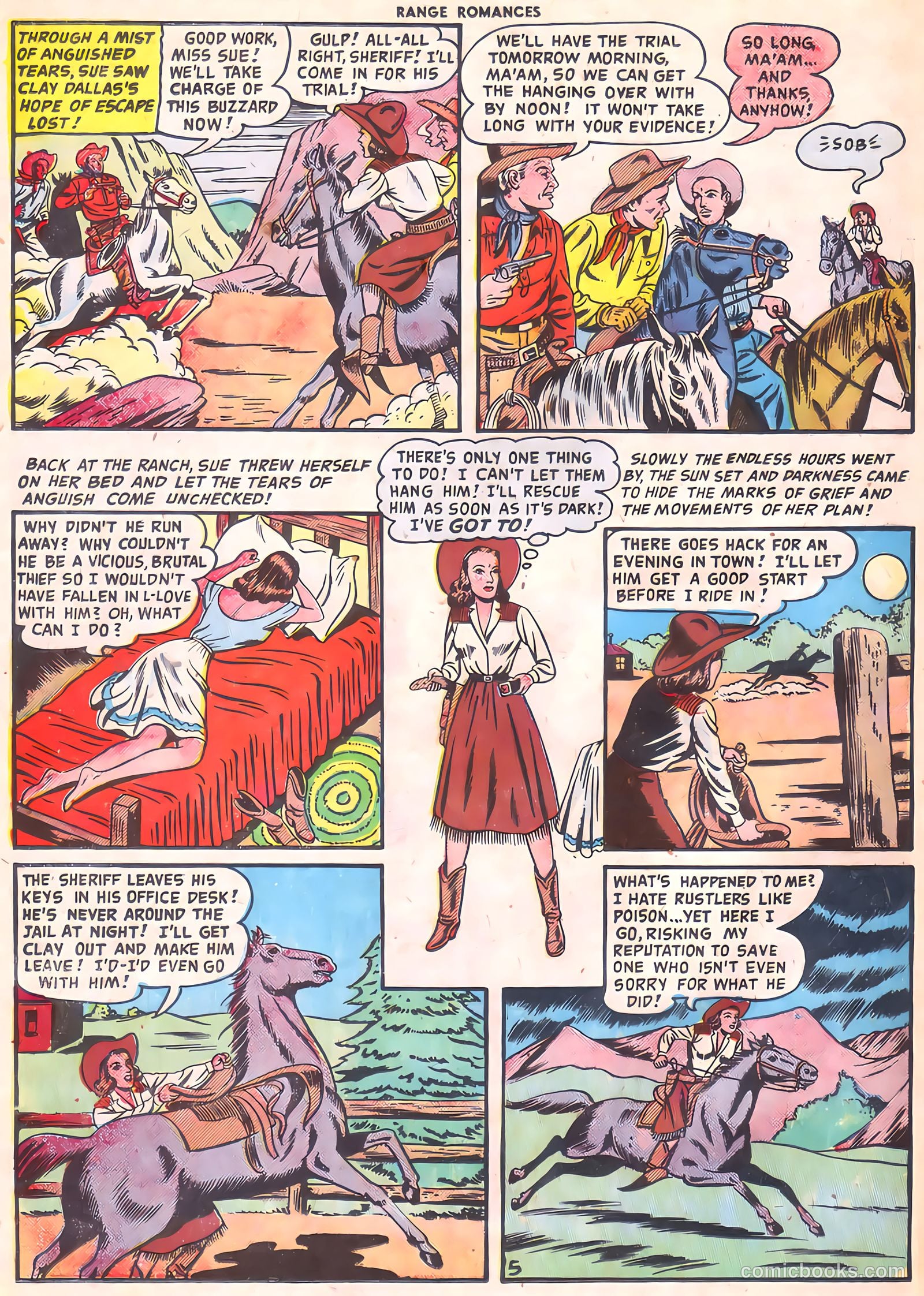 Range Romances #1 (1949) — page 22 of 36