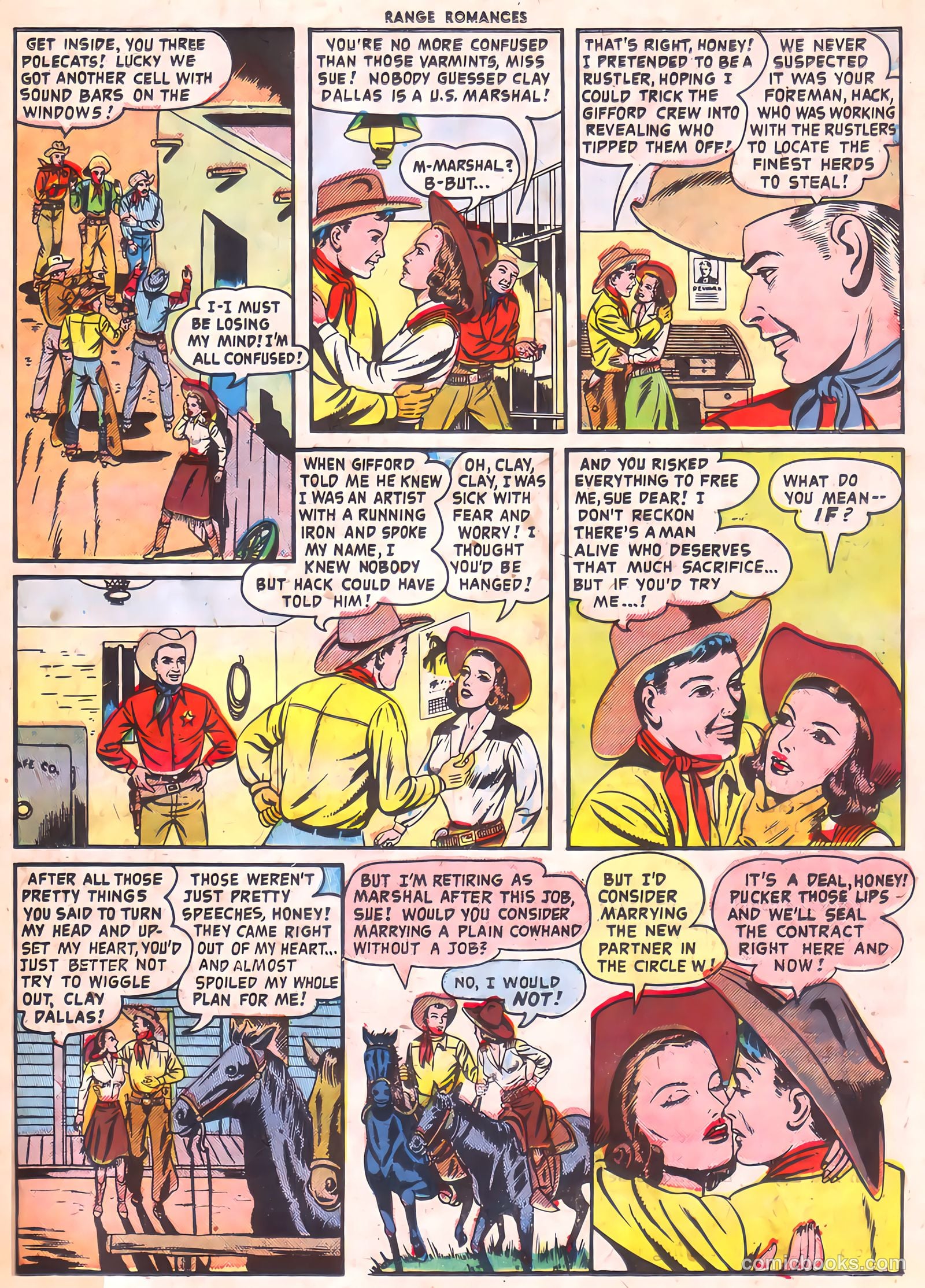 Range Romances #1 (1949) — page 25 of 36
