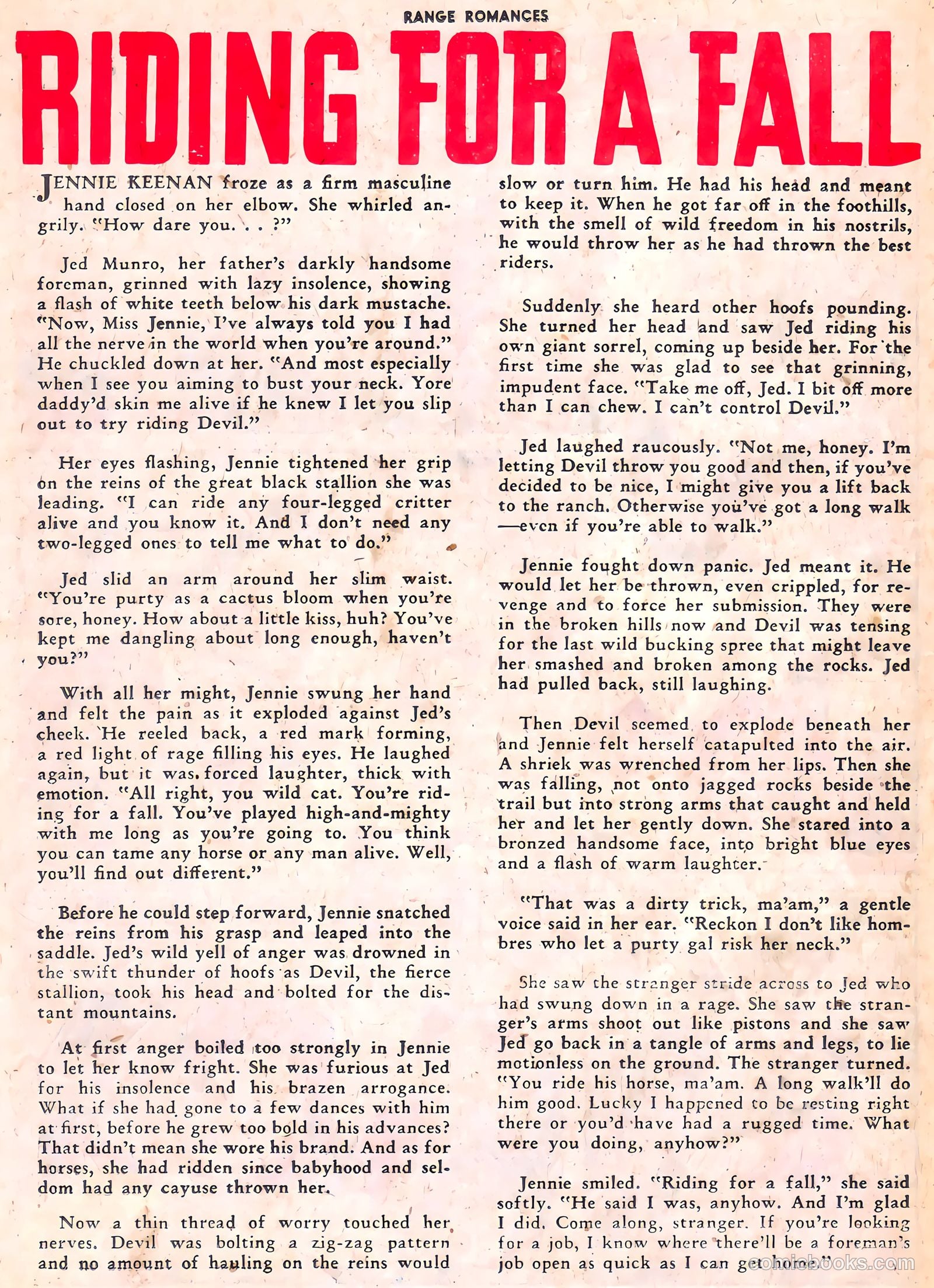 Range Romances #1 (1949) — page 26 of 36