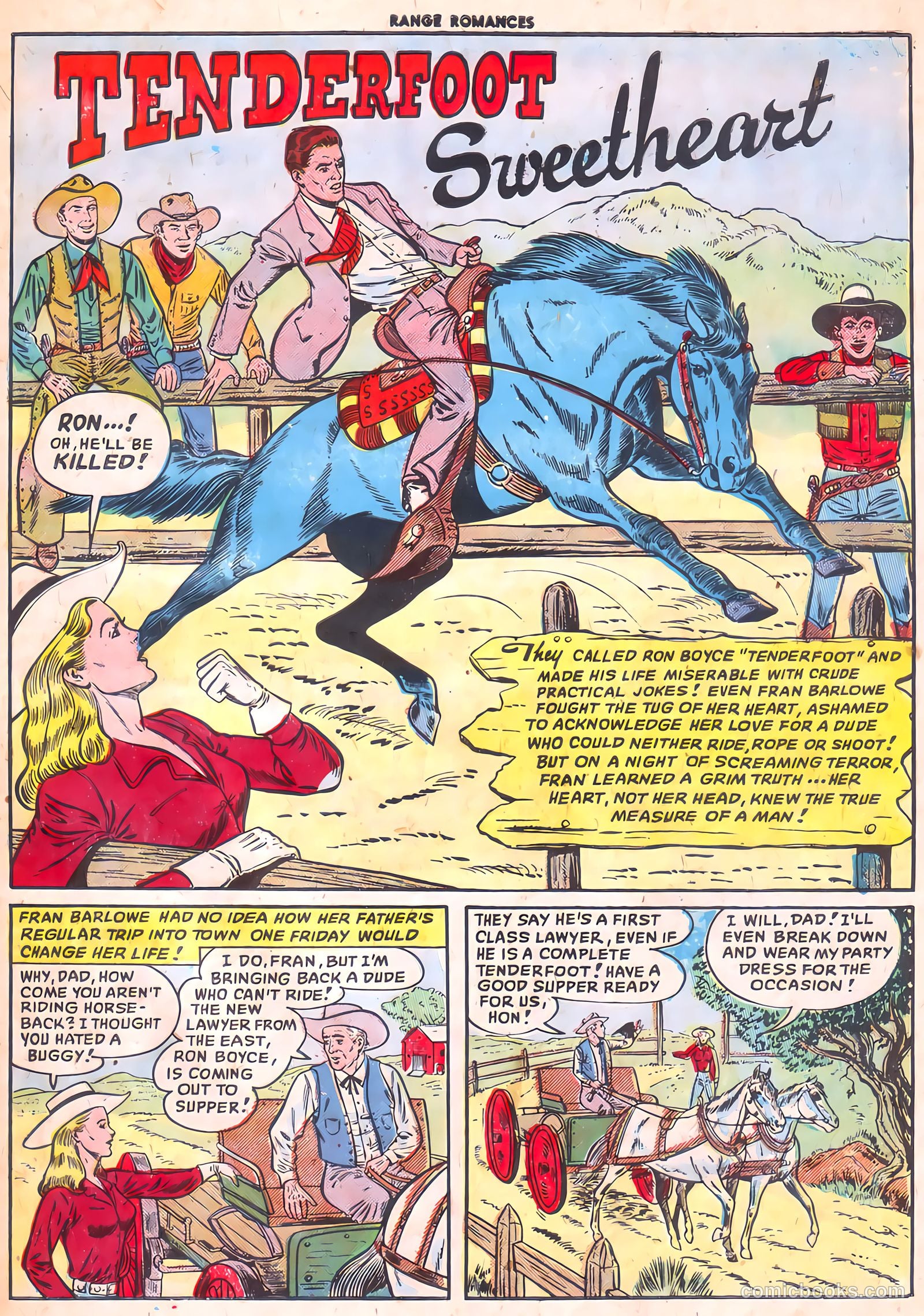 Range Romances #1 (1949) — page 27 of 36