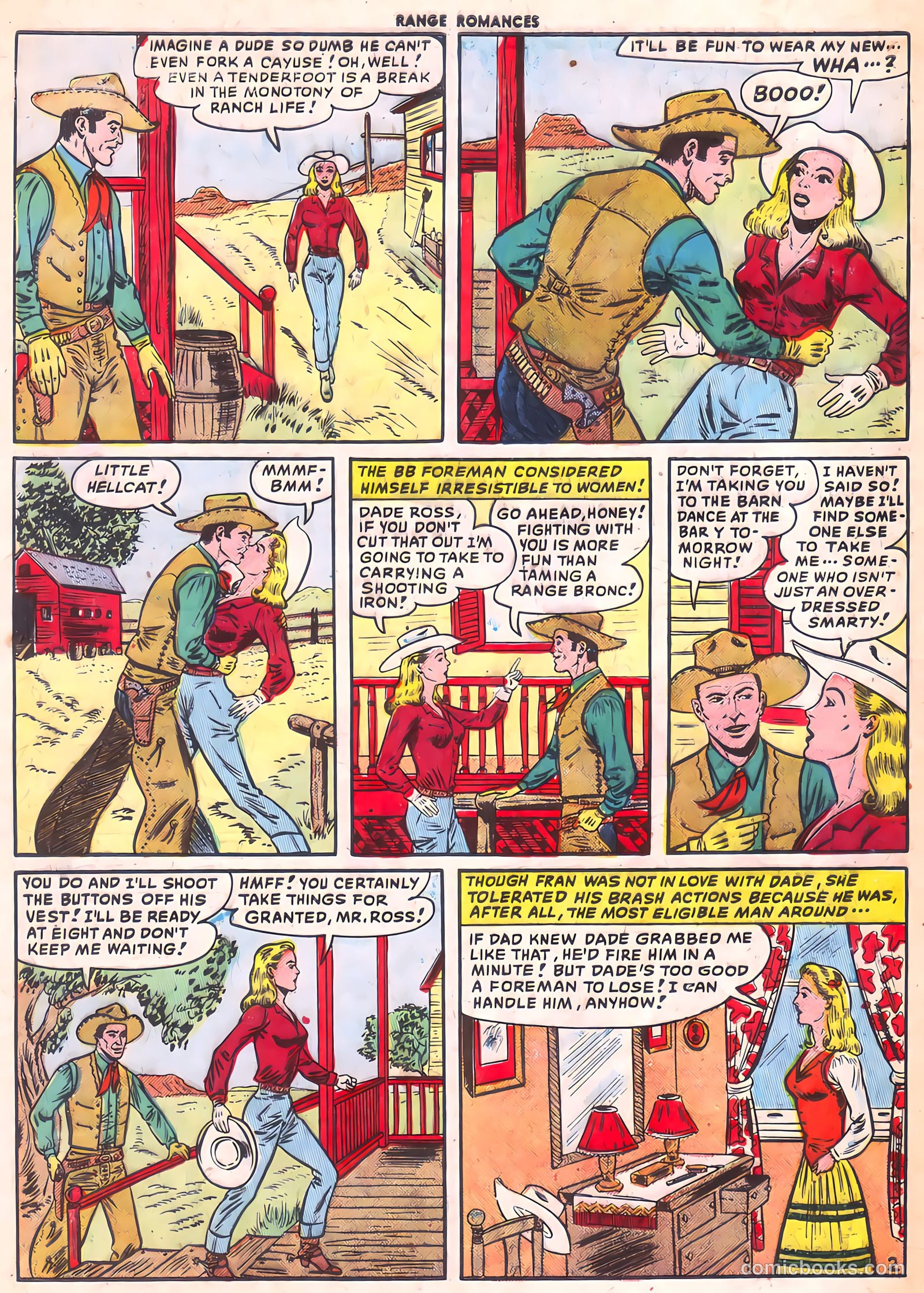 Range Romances #1 (1949) — page 28 of 36
