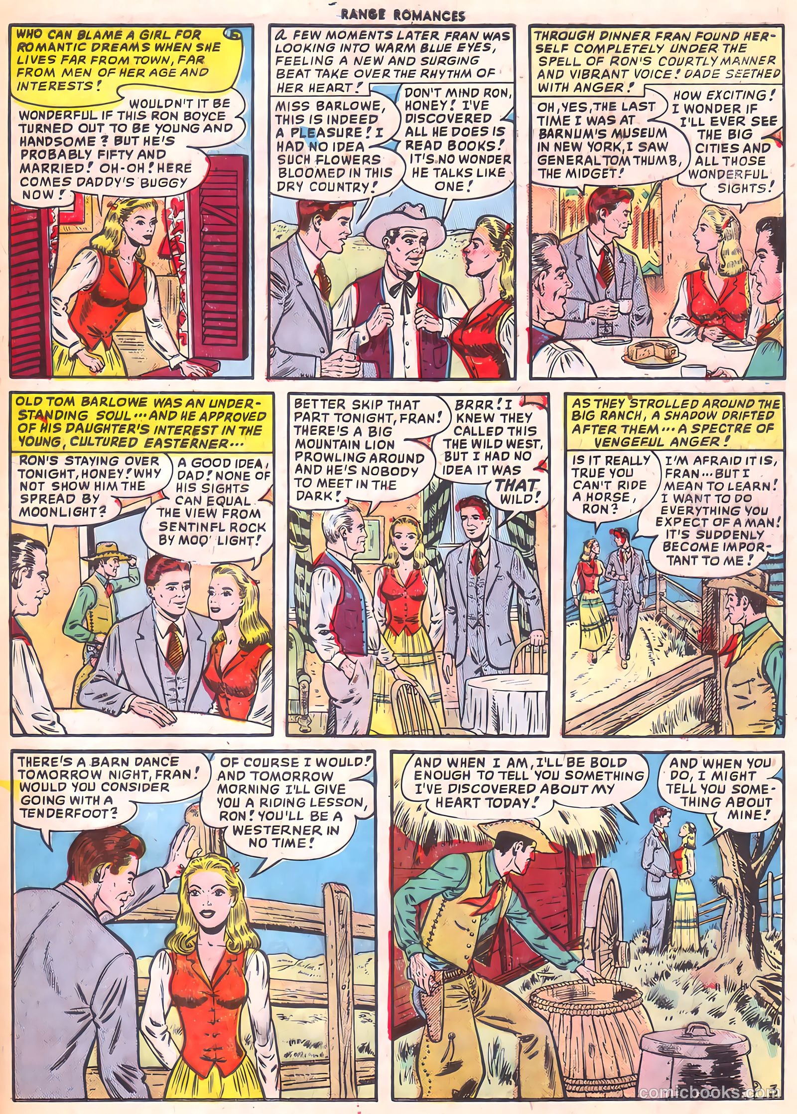 Range Romances #1 (1949) — page 29 of 36