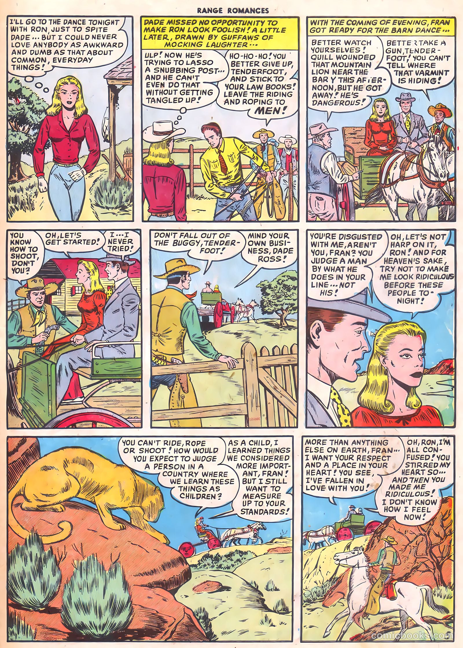 Range Romances #1 (1949) — page 31 of 36