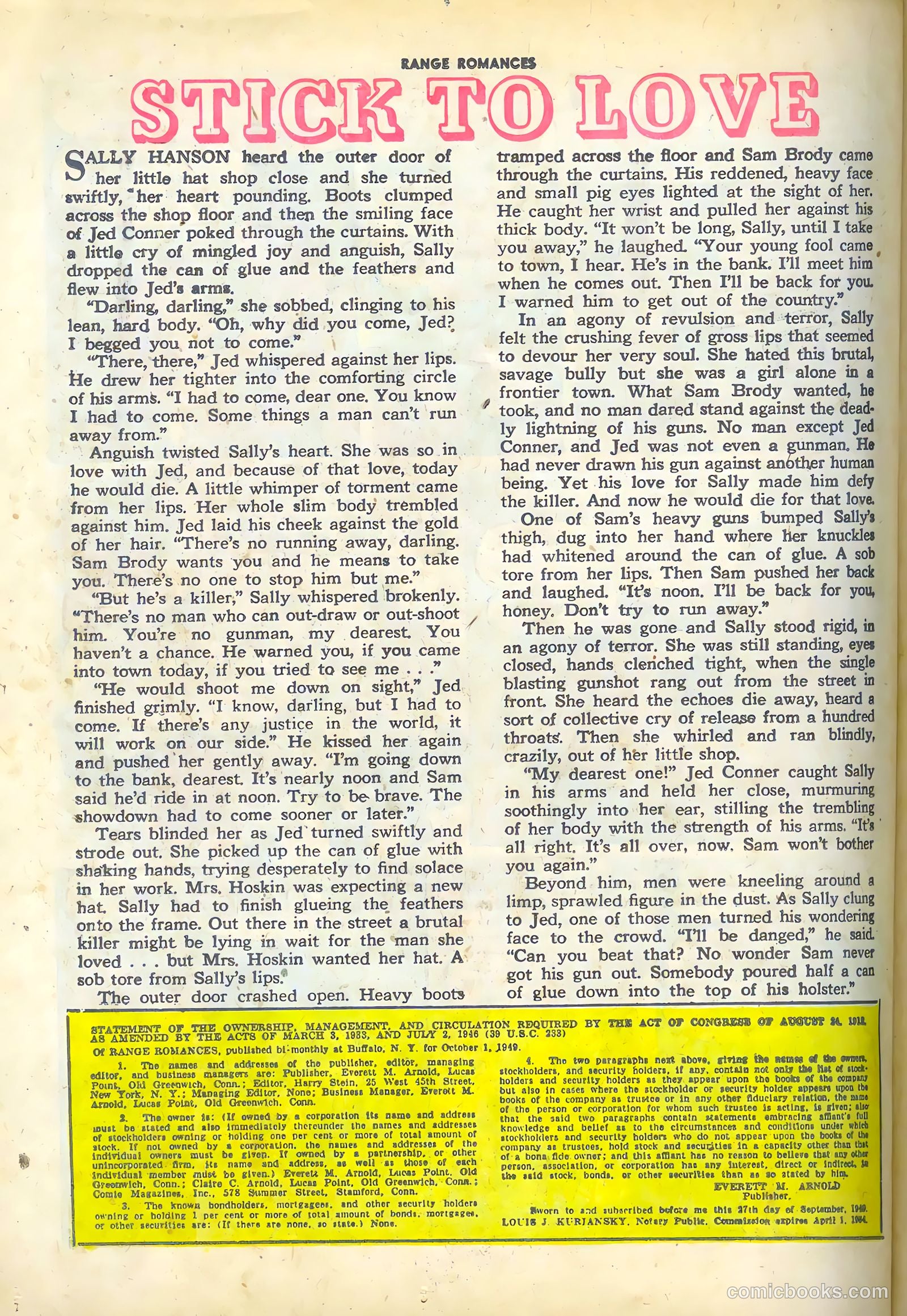 Range Romances #2 (1950) — page 26 of 36