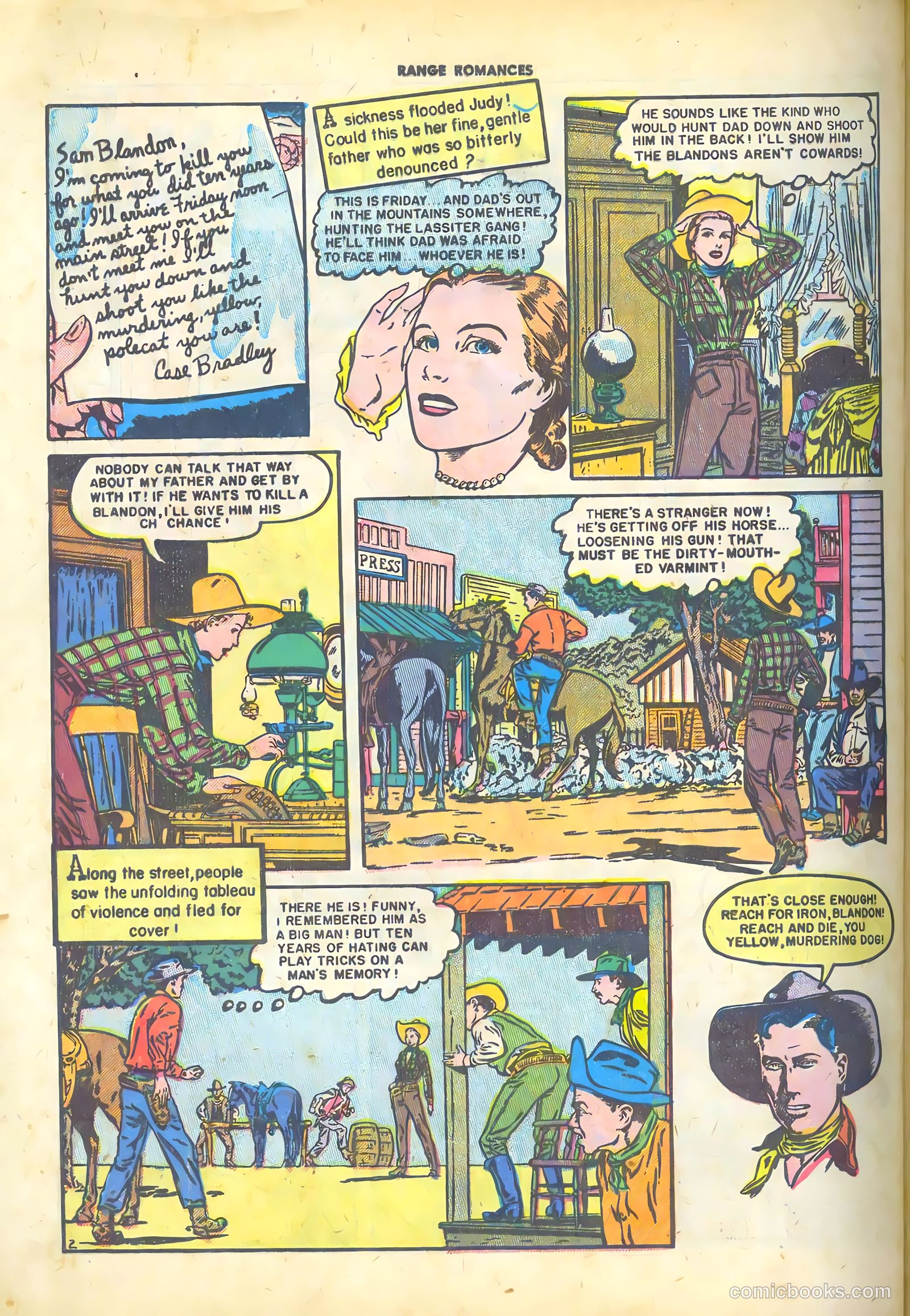 Range Romances #2 (1950) — page 28 of 36