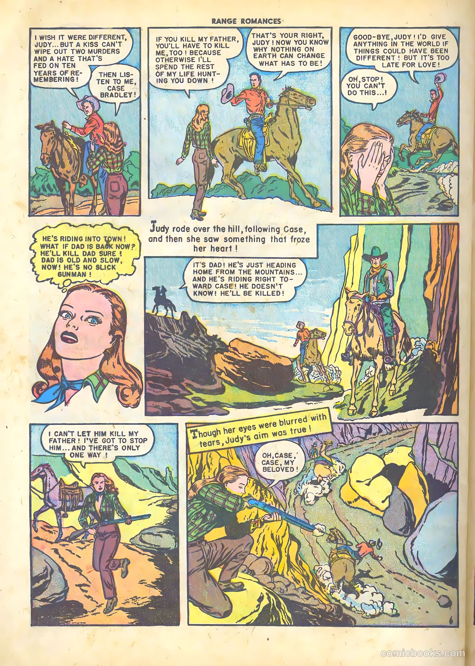 Range Romances #2 (1950) — page 32 of 36