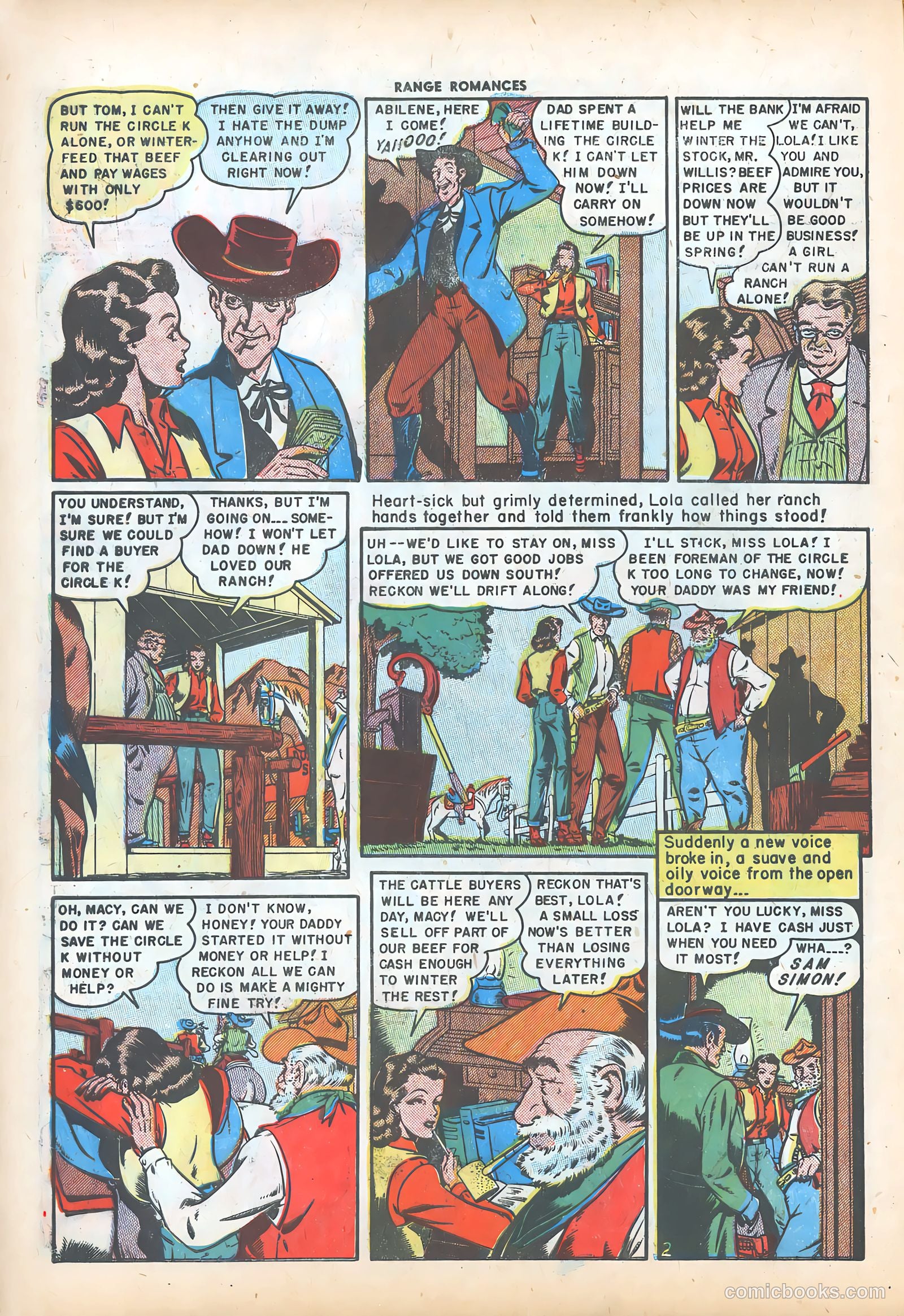 Range Romances #3 (1950) — page 4 of 36