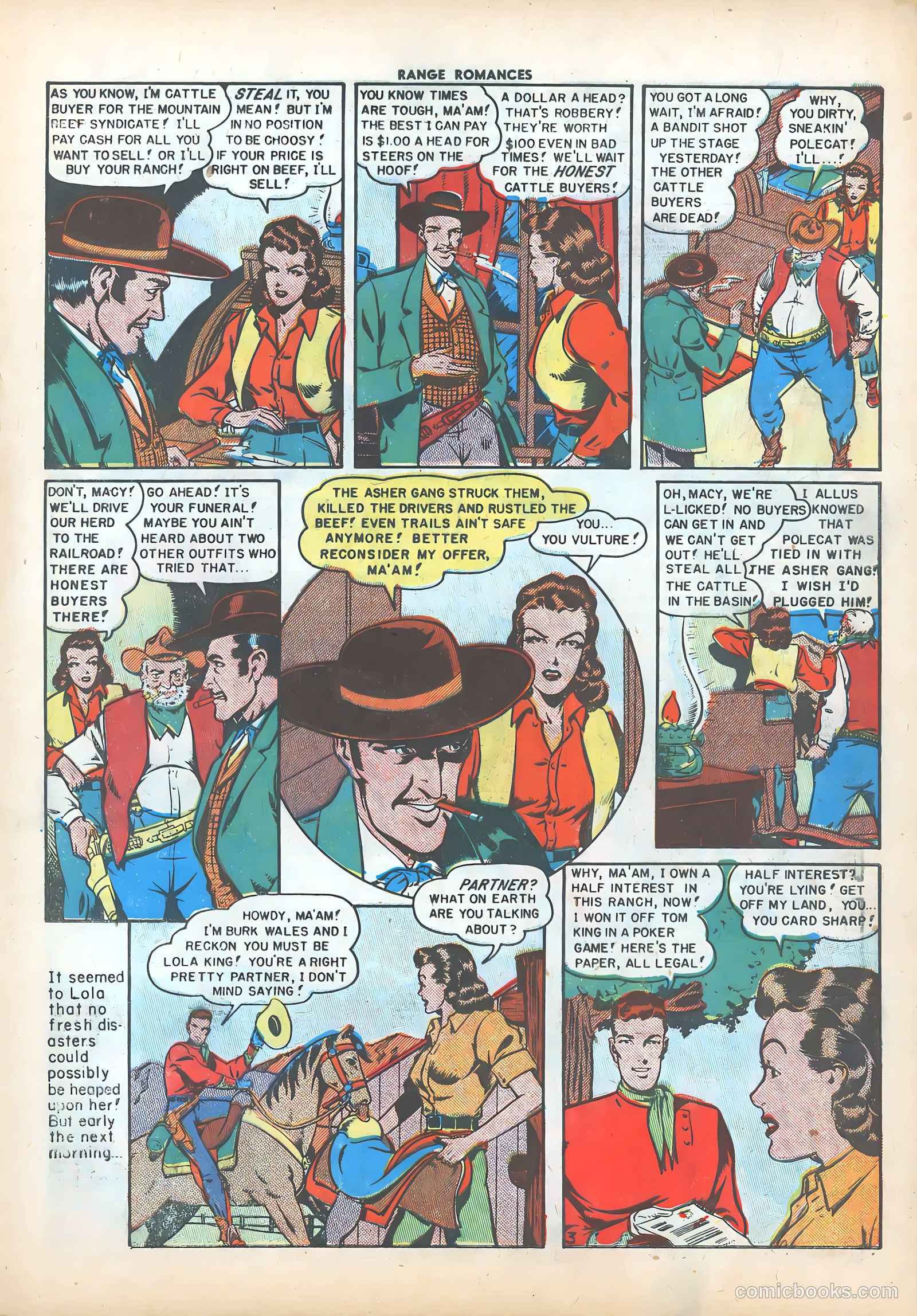 Range Romances #3 (1950) — page 5 of 36