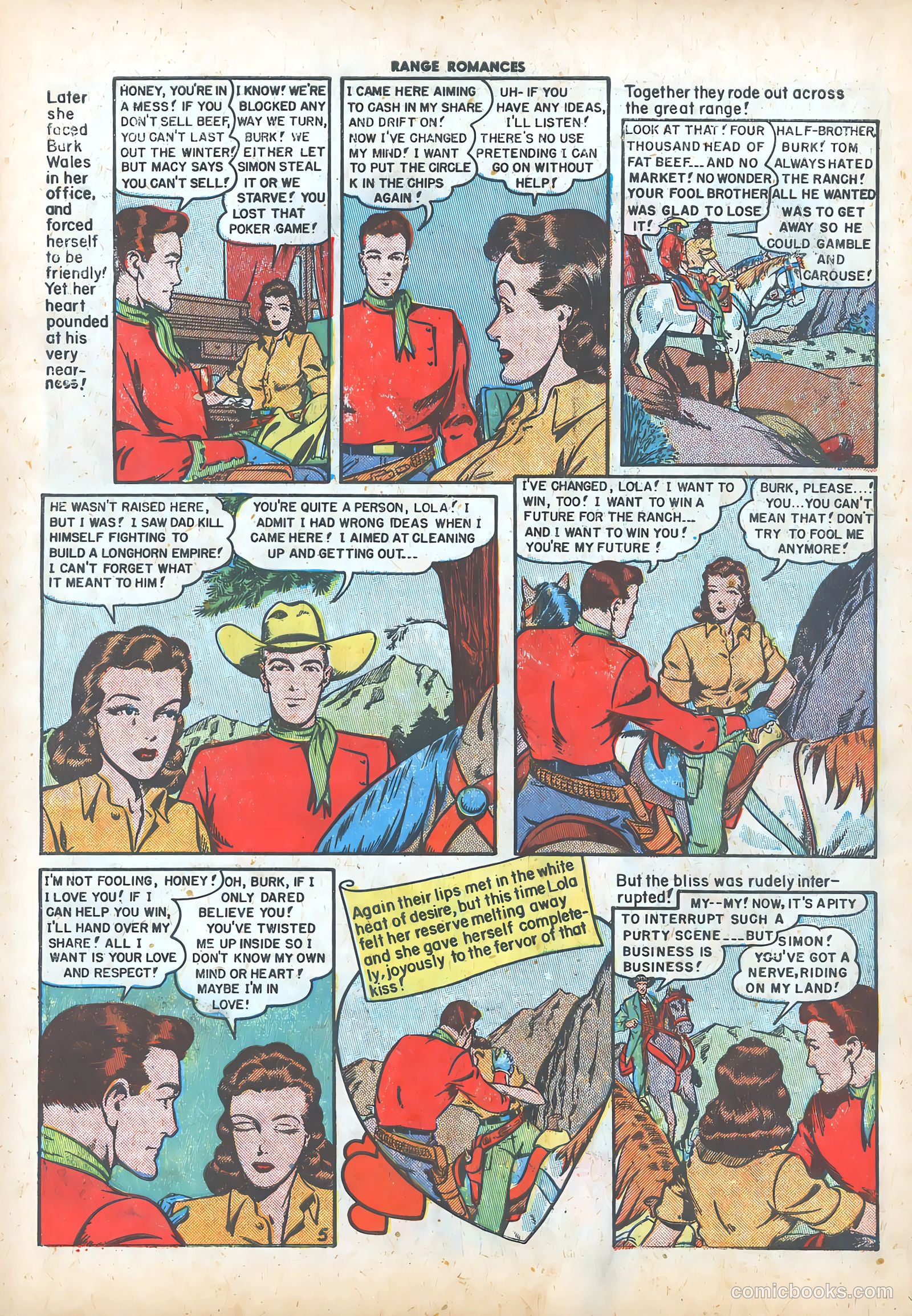 Range Romances #3 (1950) — page 7 of 36