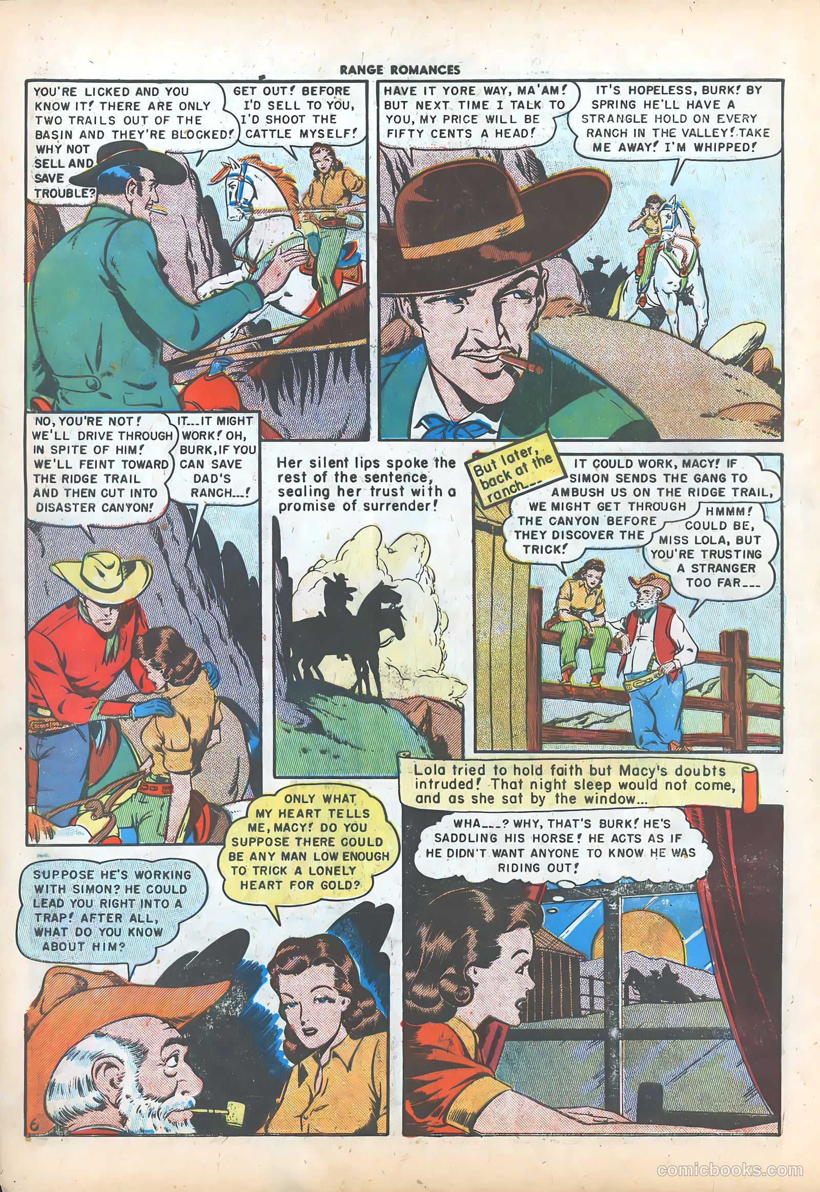 Range Romances #3 (1950) — page 8 of 36