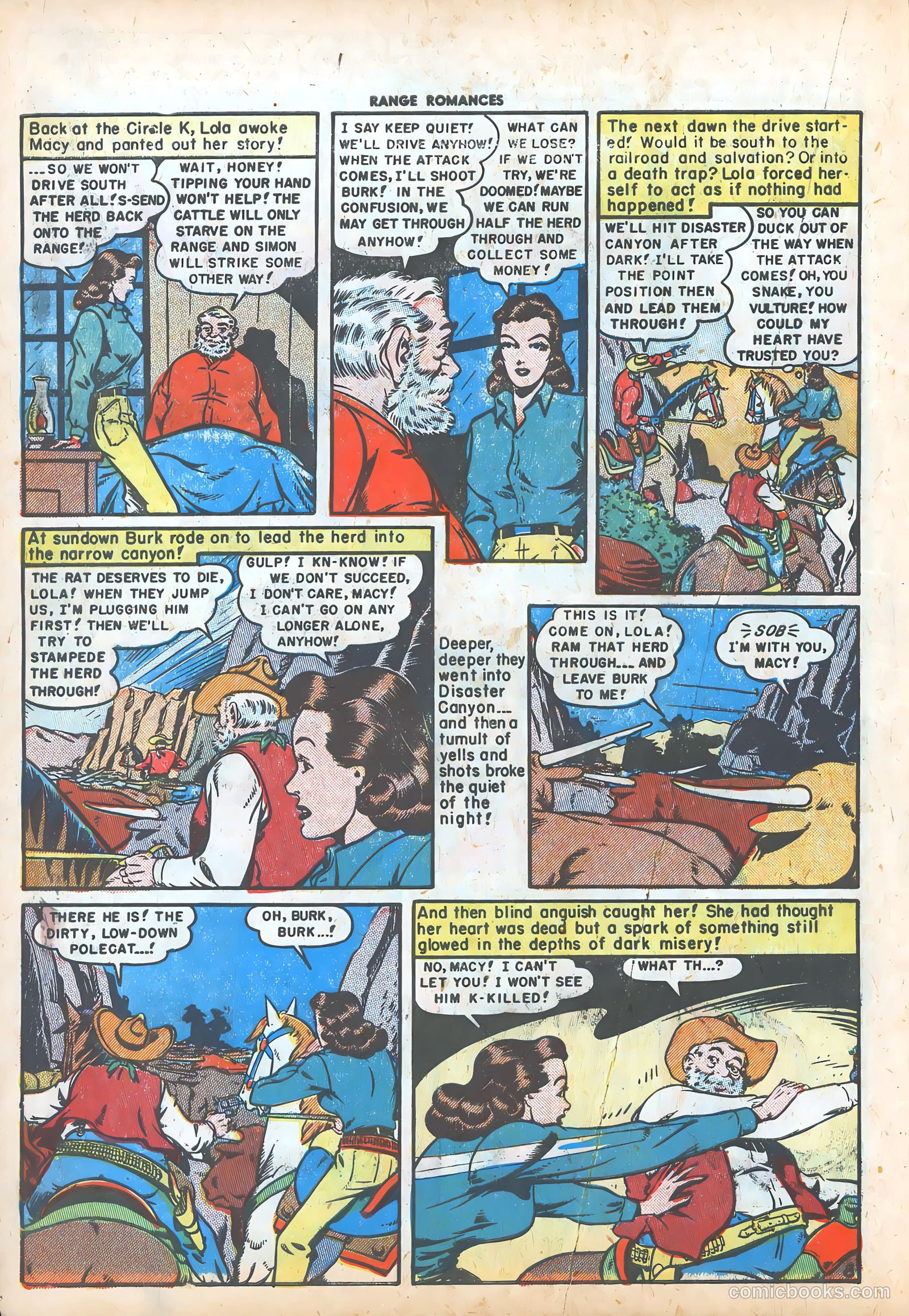 Range Romances #3 (1950) — page 10 of 36