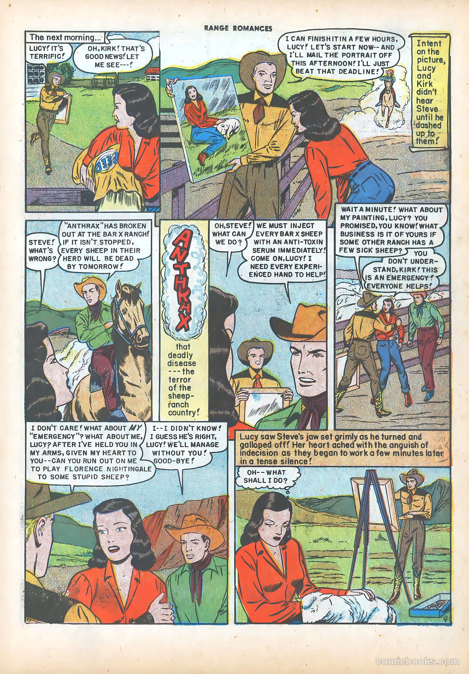 Range Romances #3 (1950) — page 15 of 36
