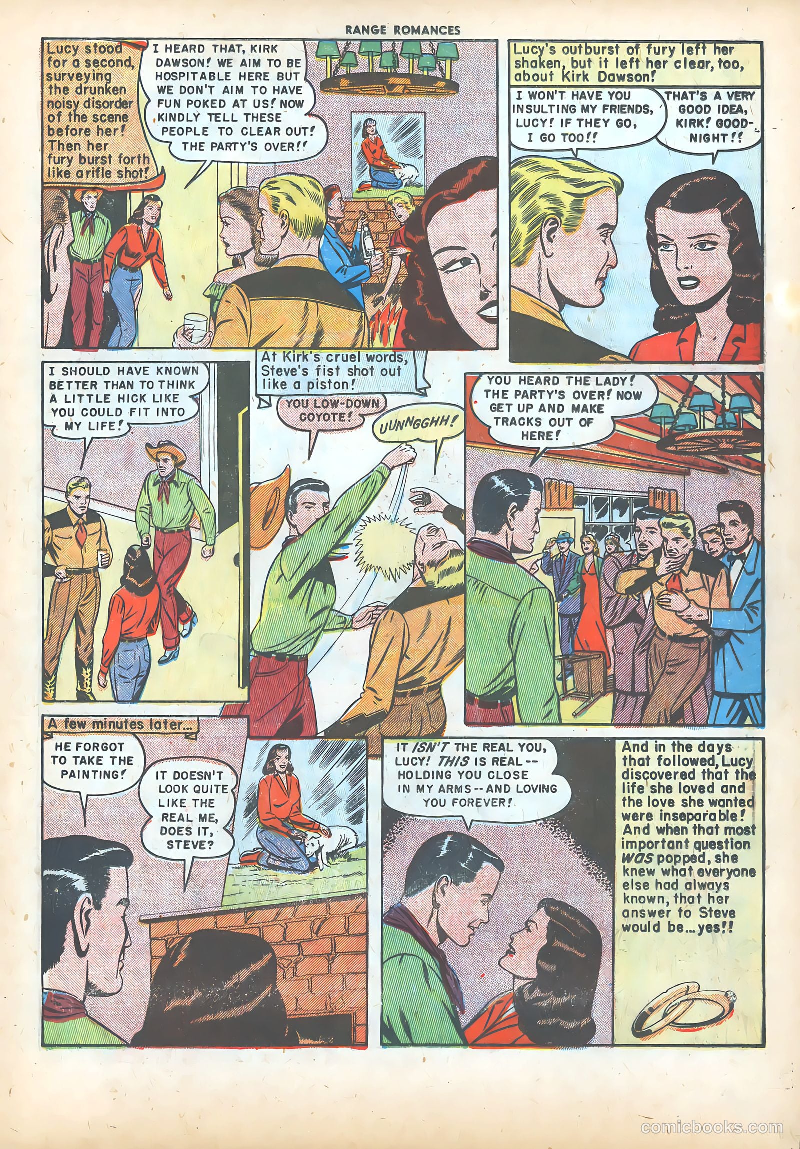 Range Romances #3 (1950) — page 17 of 36