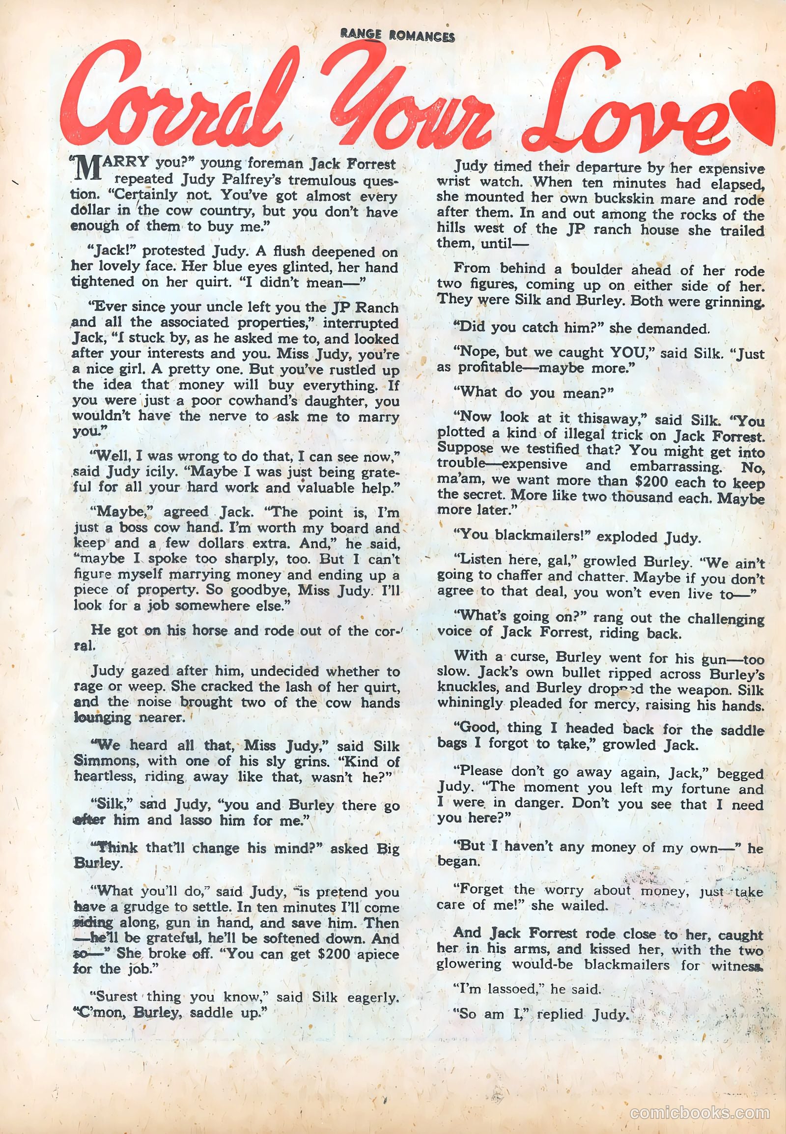 Range Romances #3 (1950) — page 26 of 36