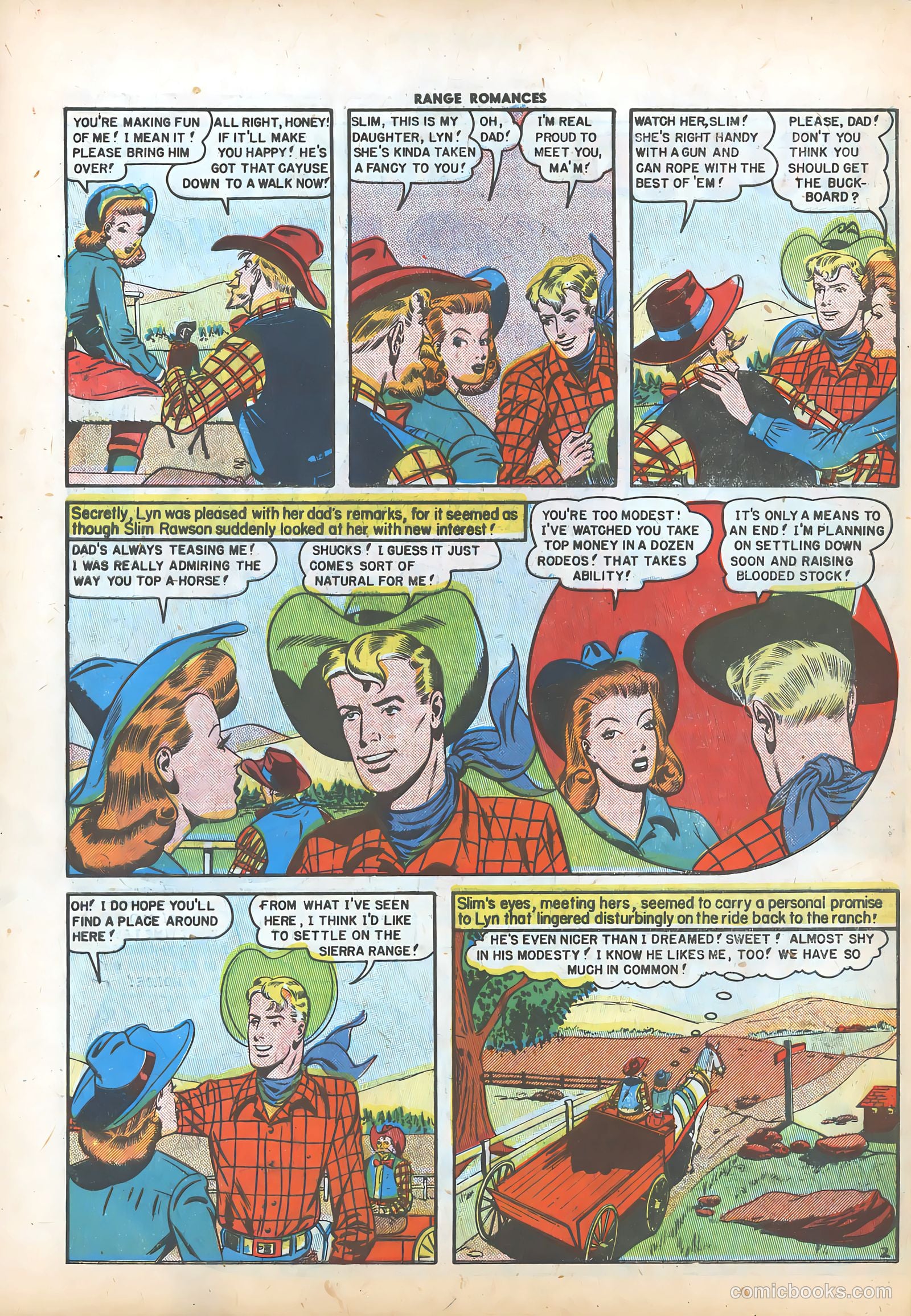 Range Romances #3 (1950) — page 28 of 36