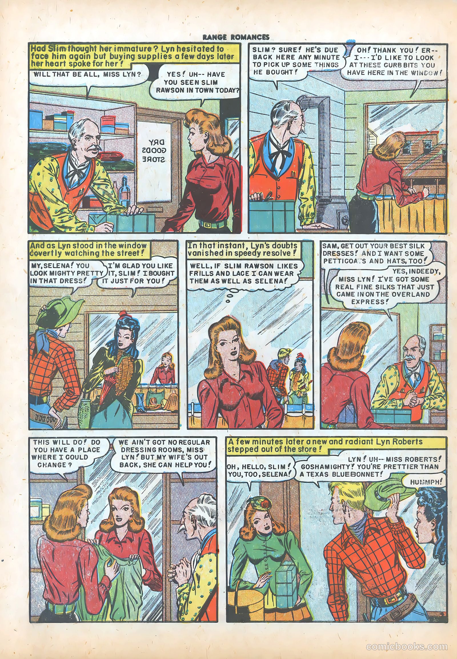 Range Romances #3 (1950) — page 30 of 36