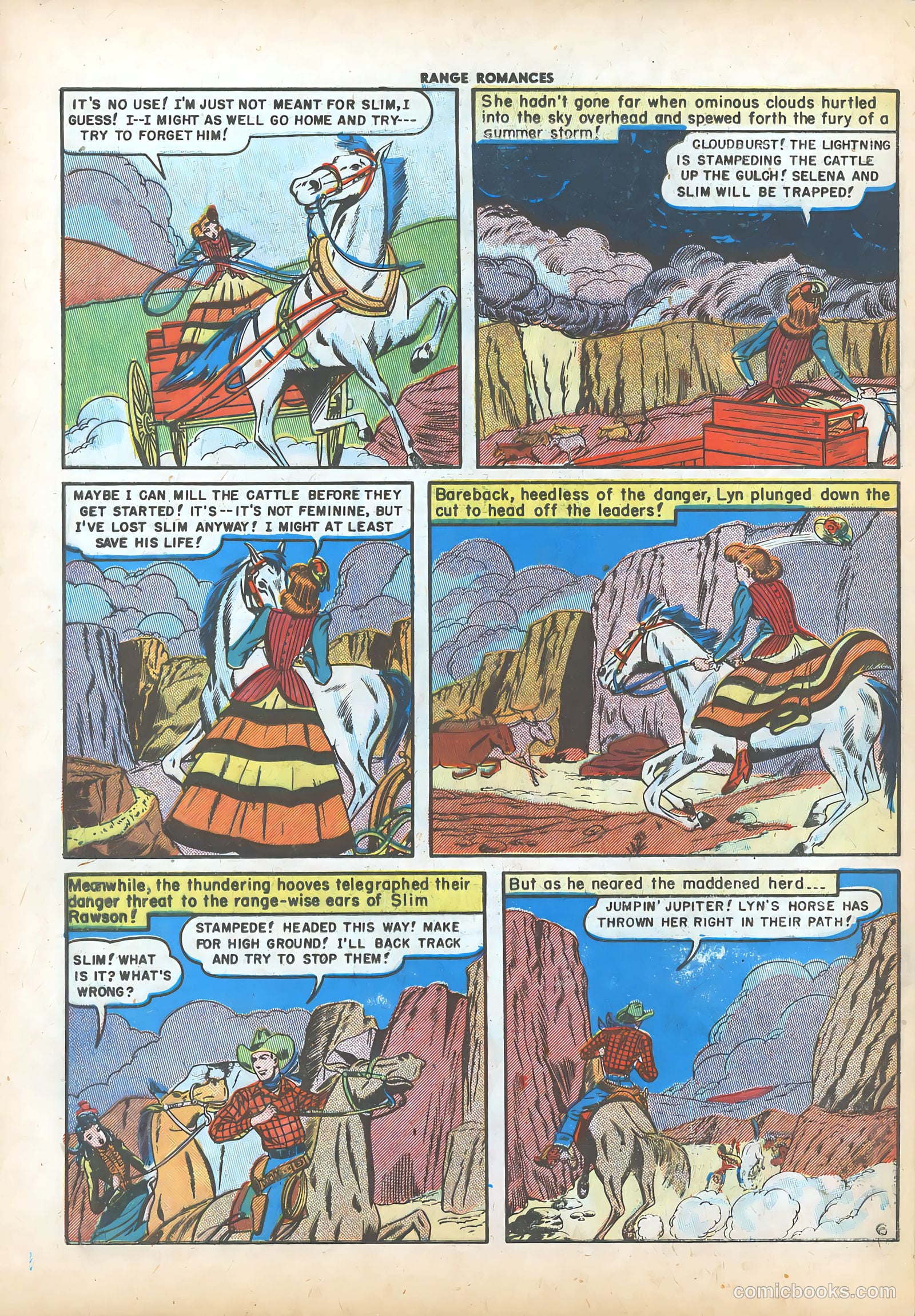 Range Romances #3 (1950) — page 32 of 36