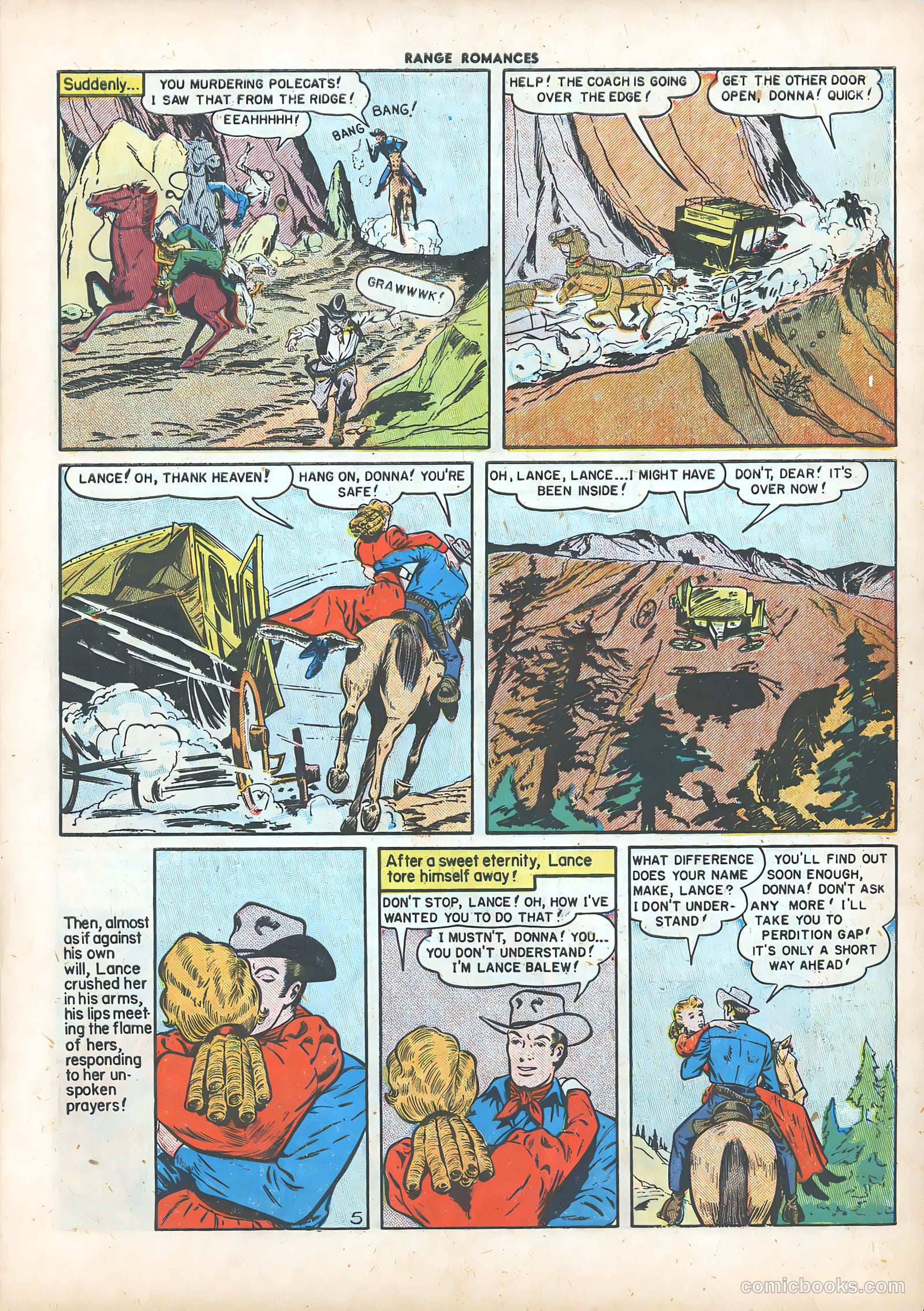 Range Romances #4 (1950) — page 7 of 36