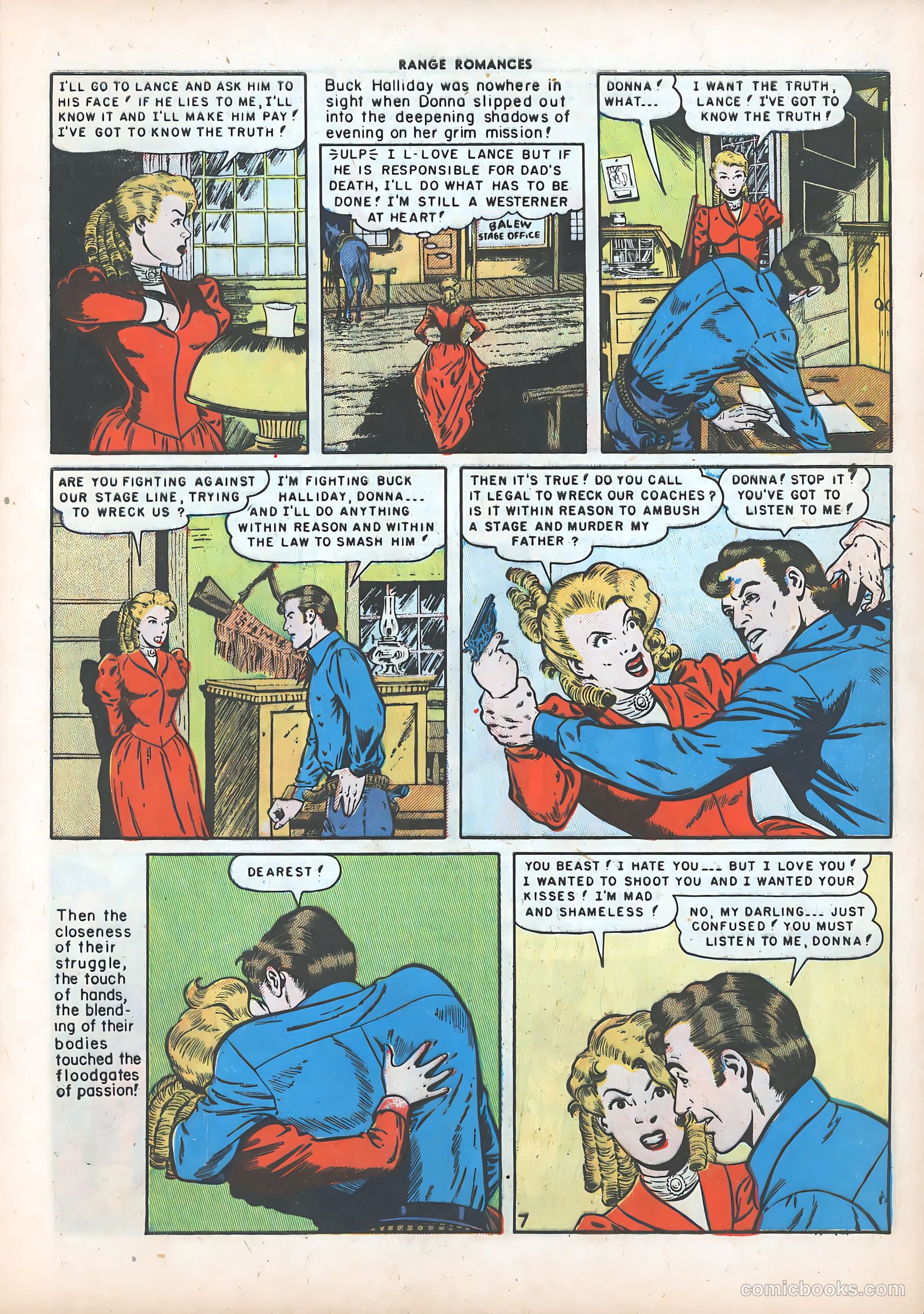 Range Romances #4 (1950) — page 9 of 36