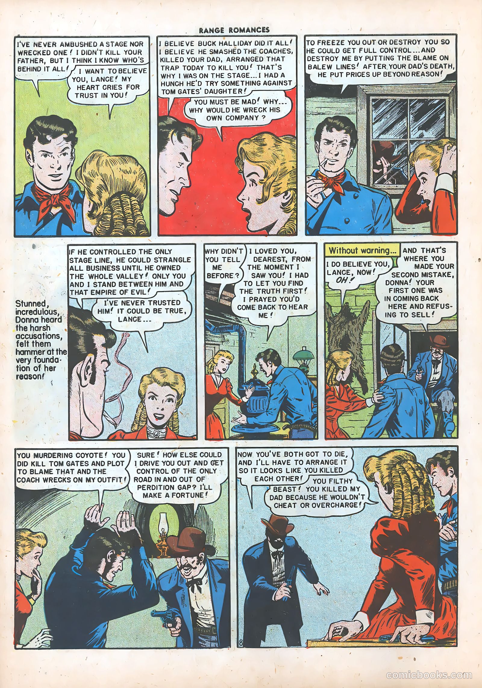 Range Romances #4 (1950) — page 10 of 36