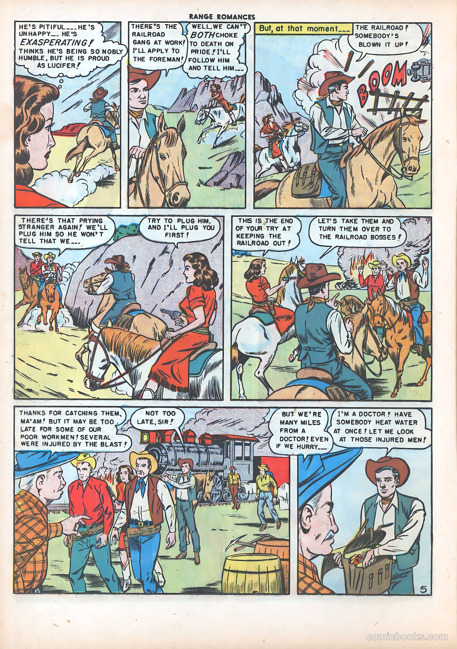 Range Romances #4 (1950) — page 16 of 36