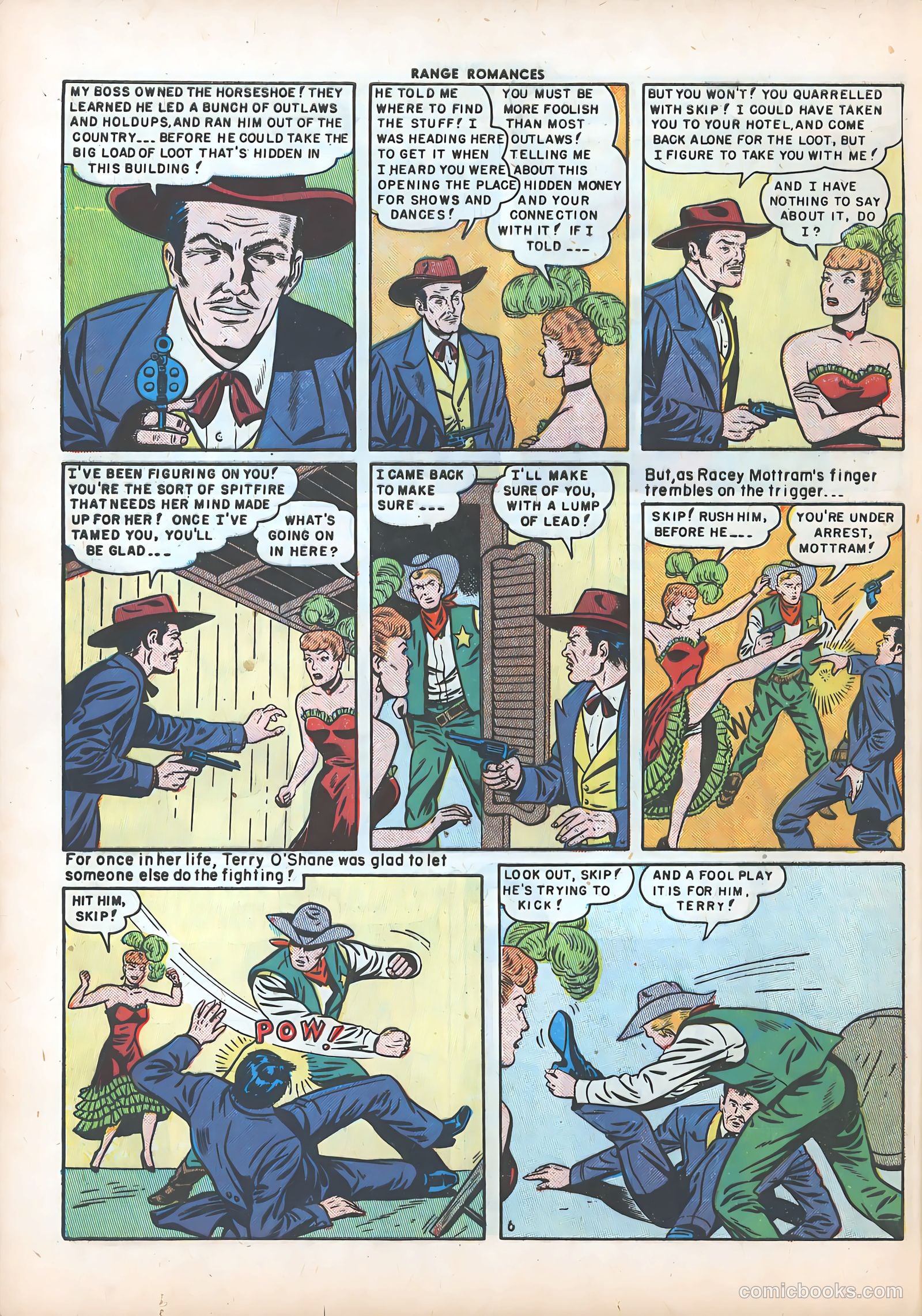 Range Romances #4 (1950) — page 32 of 36