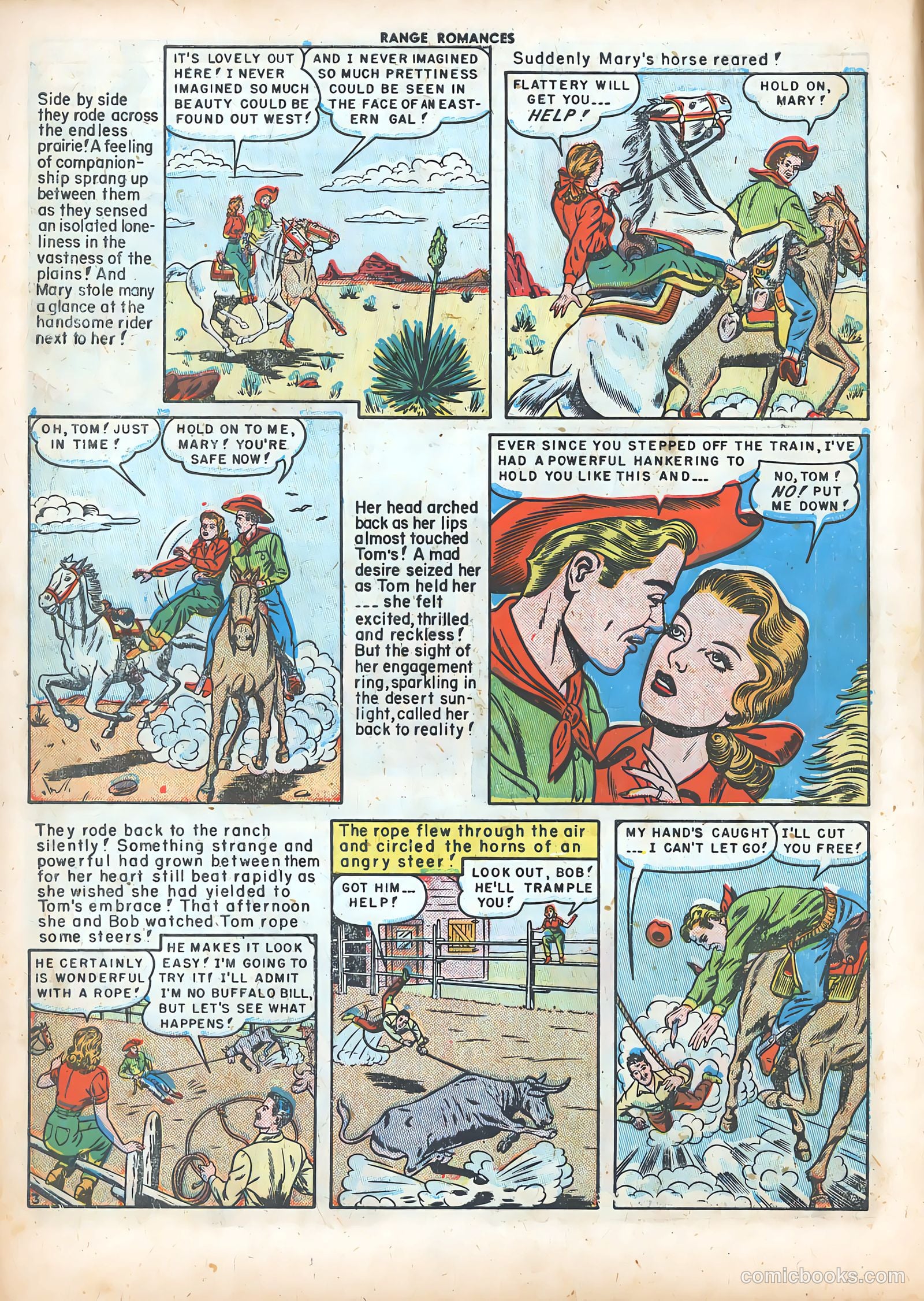 Range Romances #5 (1950) — page 14 of 51