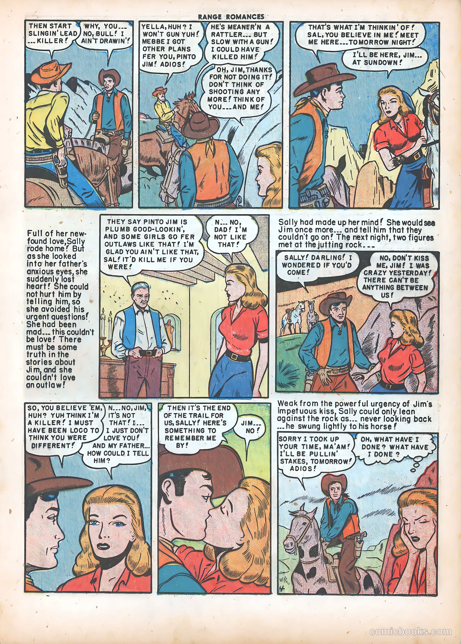 Range Romances #5 (1950) — page 23 of 51