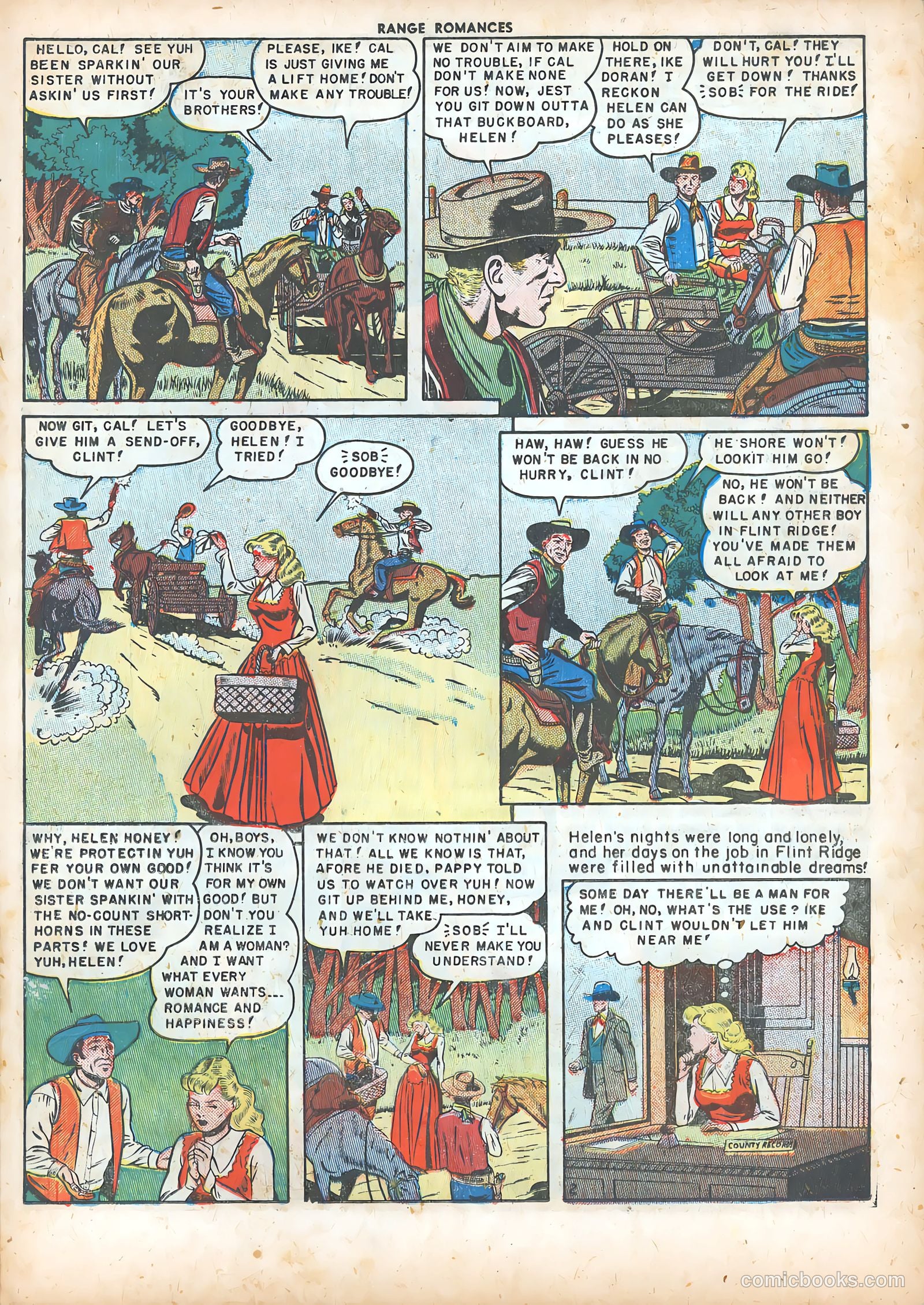 Range Romances #5 (1950) — page 28 of 51