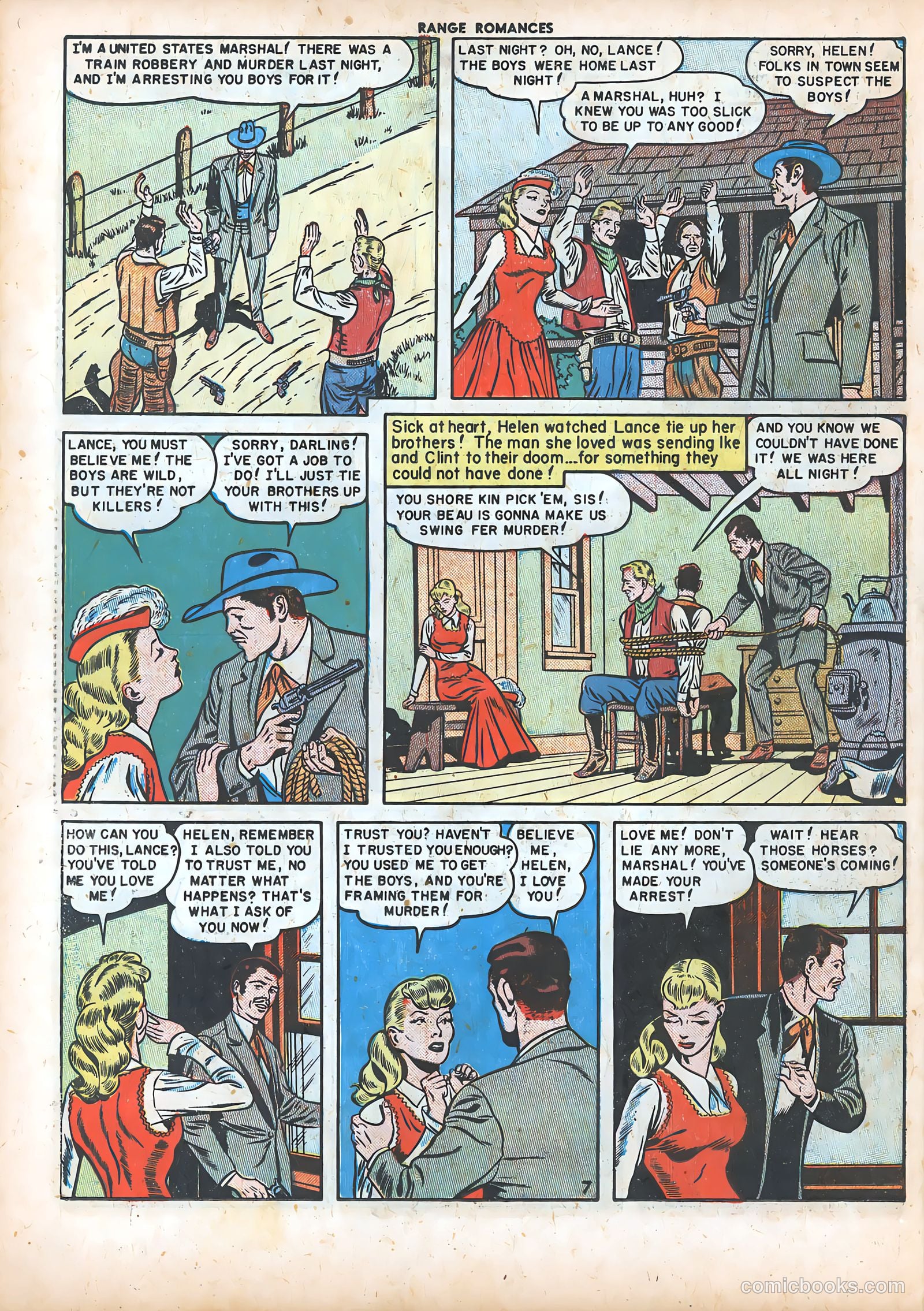 Range Romances #5 (1950) — page 33 of 51