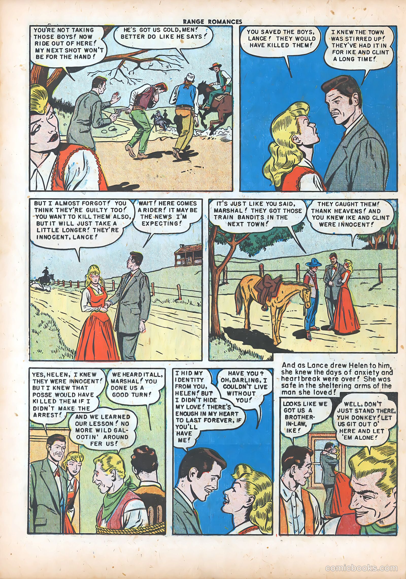 Range Romances #5 (1950) — page 35 of 51