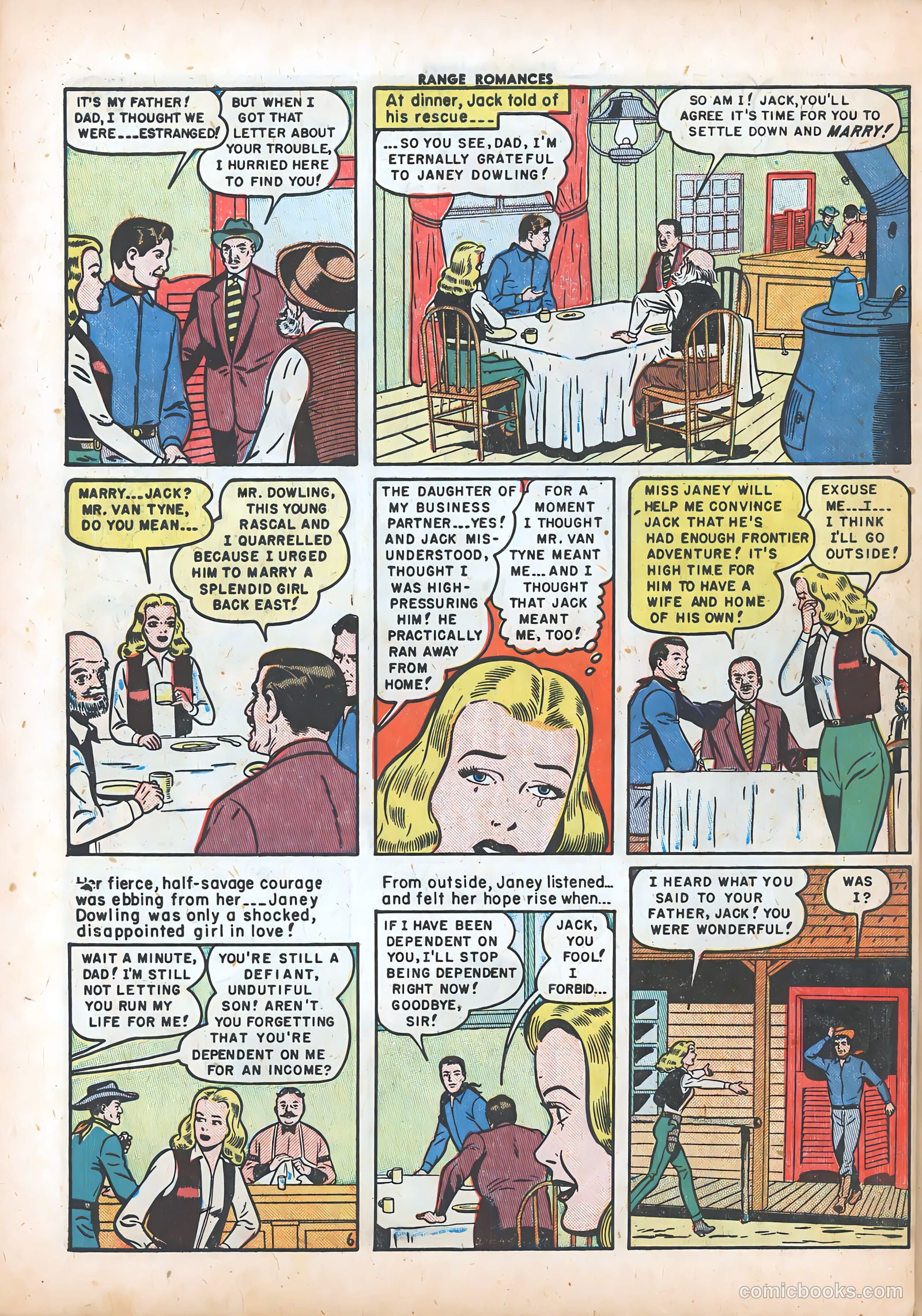 Range Romances #5 (1950) — page 45 of 51