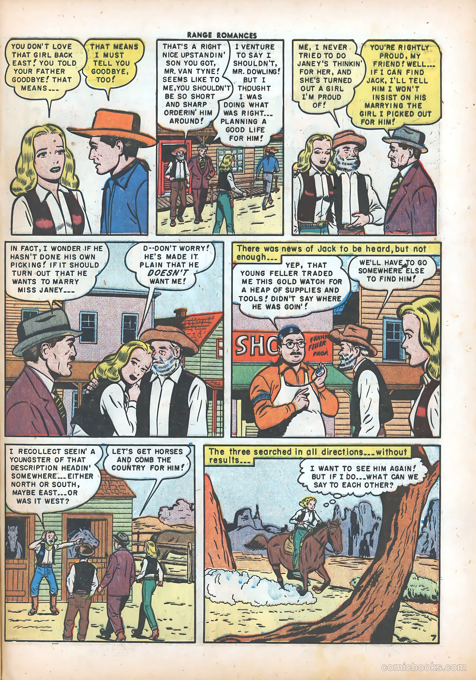 Range Romances #5 (1950) — page 46 of 51