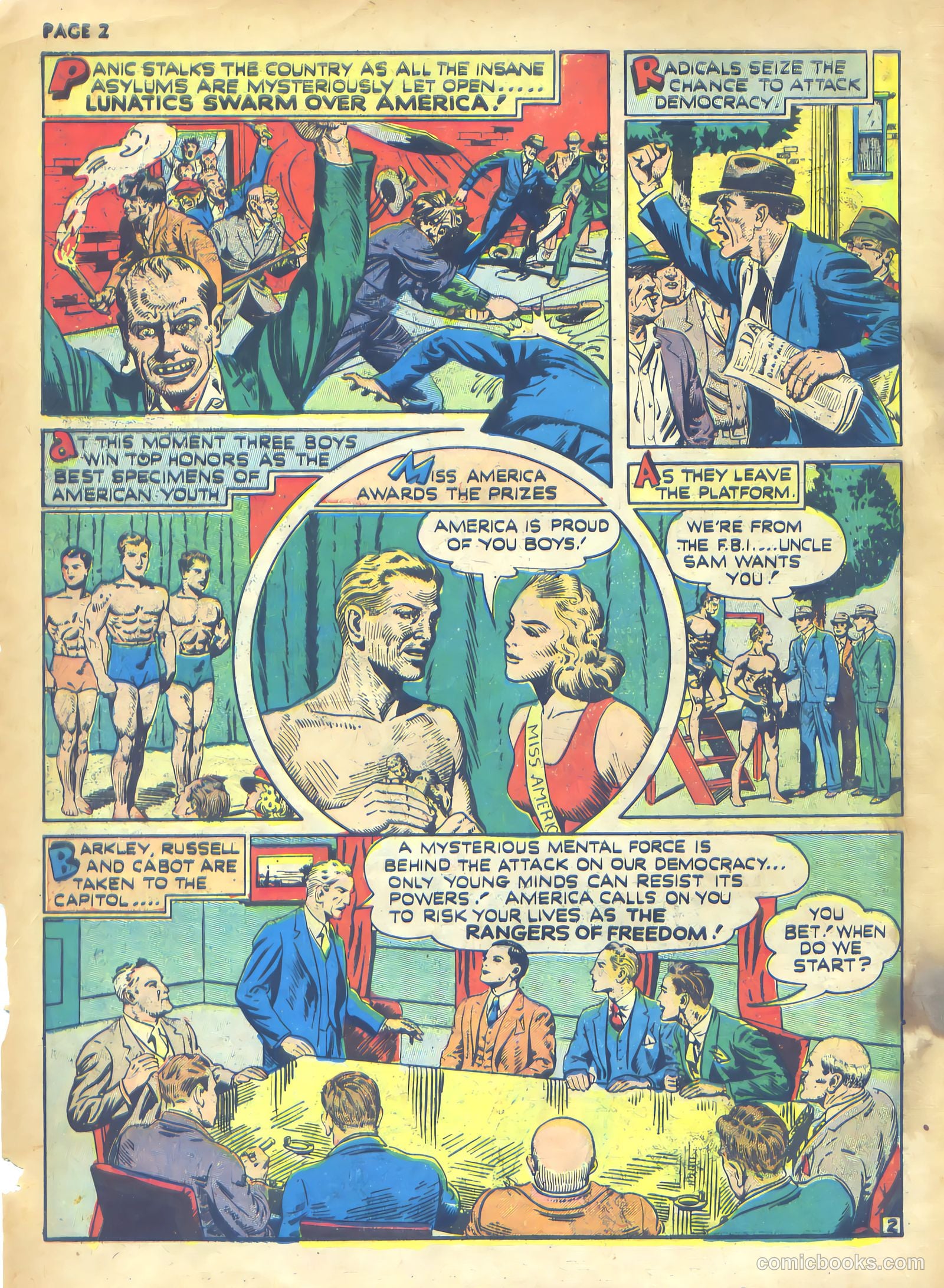 Rangers Comics #1 (1941) — page 4 of 68