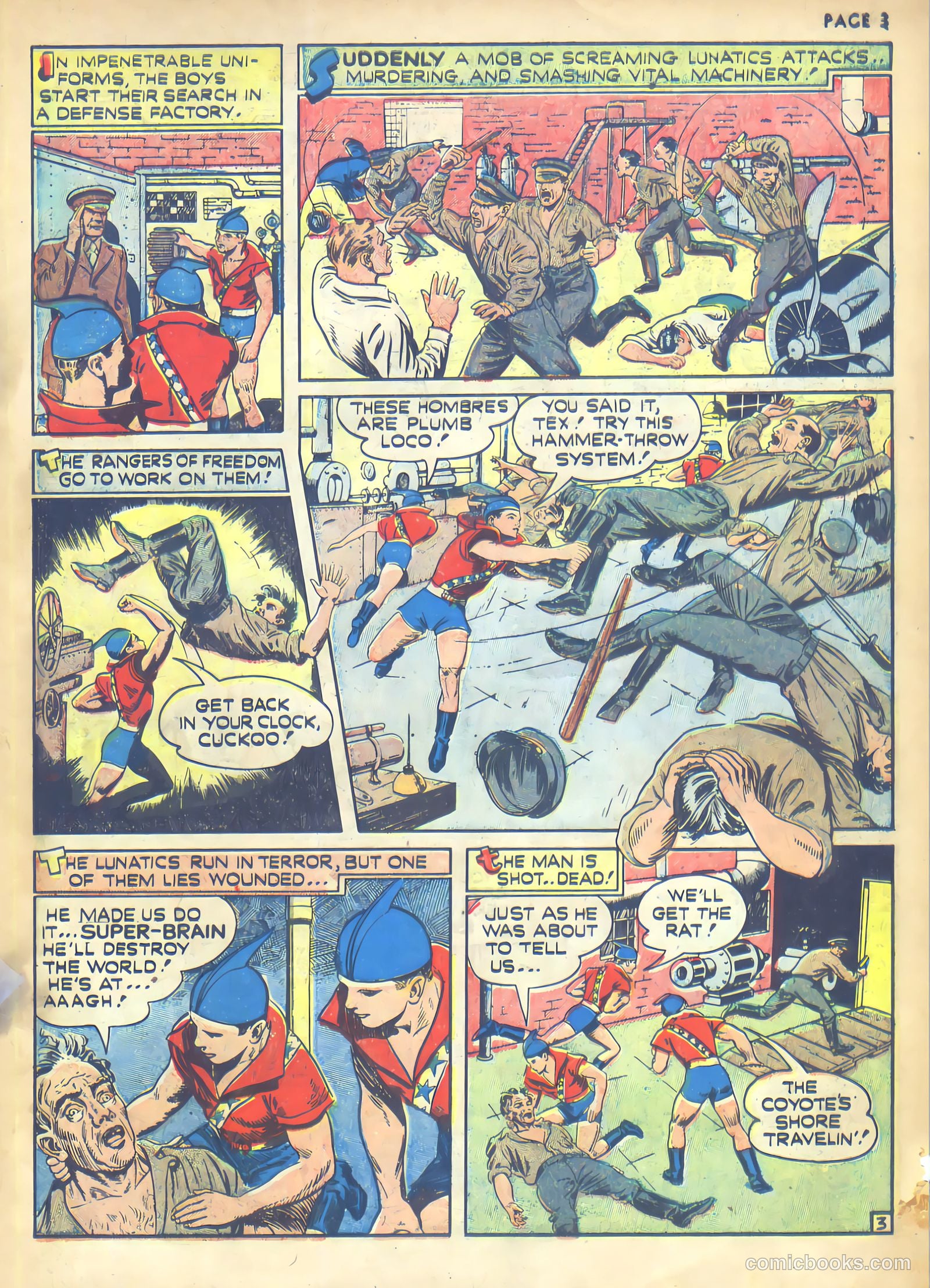 Rangers Comics #1 (1941) — page 5 of 68