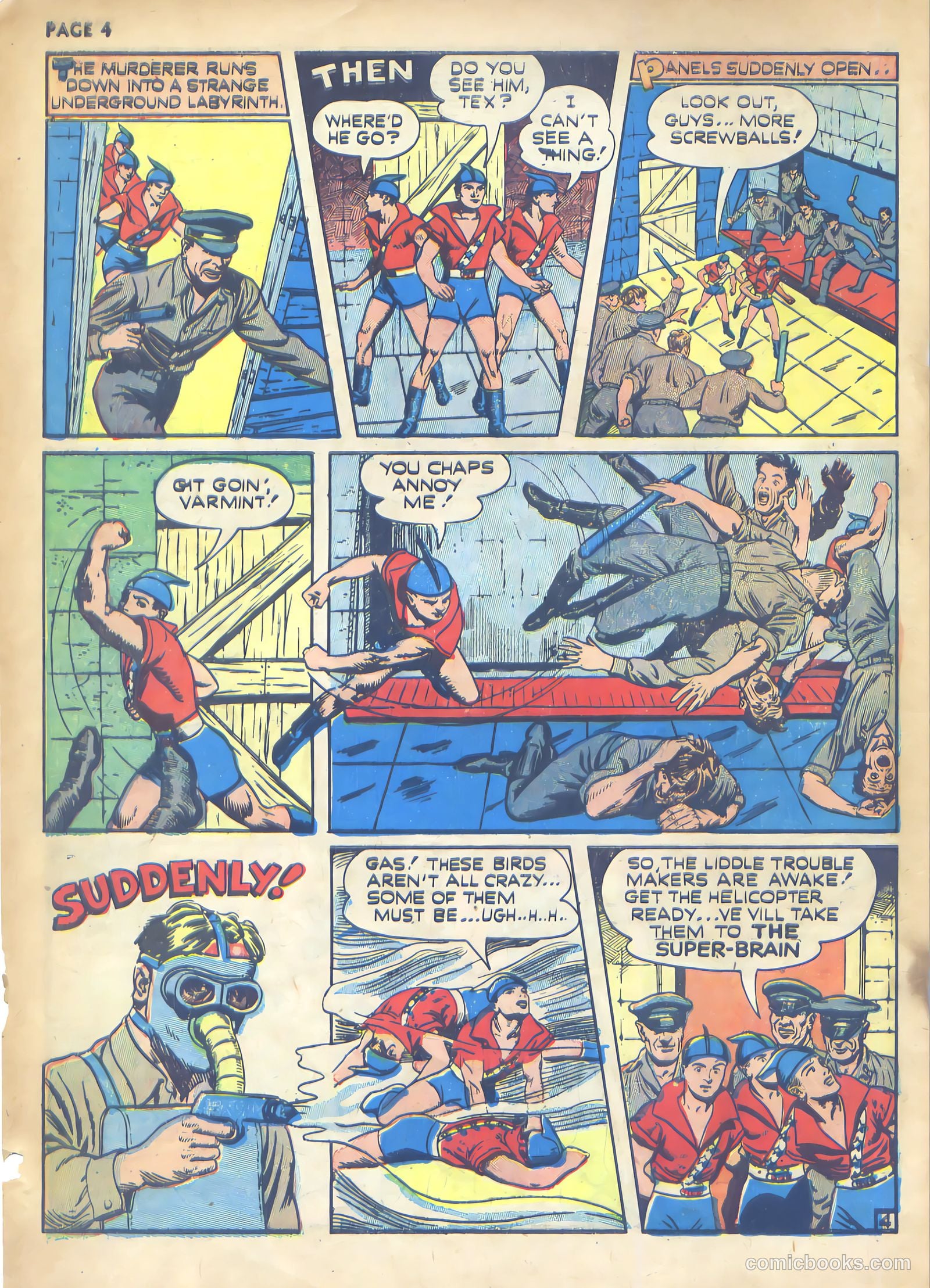 Rangers Comics #1 (1941) — page 6 of 68
