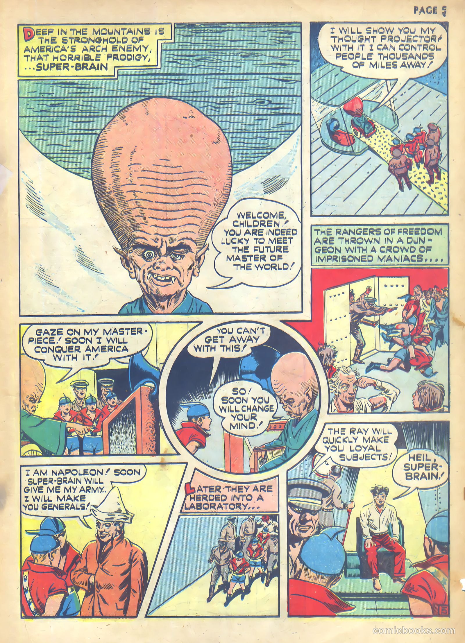 Rangers Comics #1 (1941) — page 7 of 68