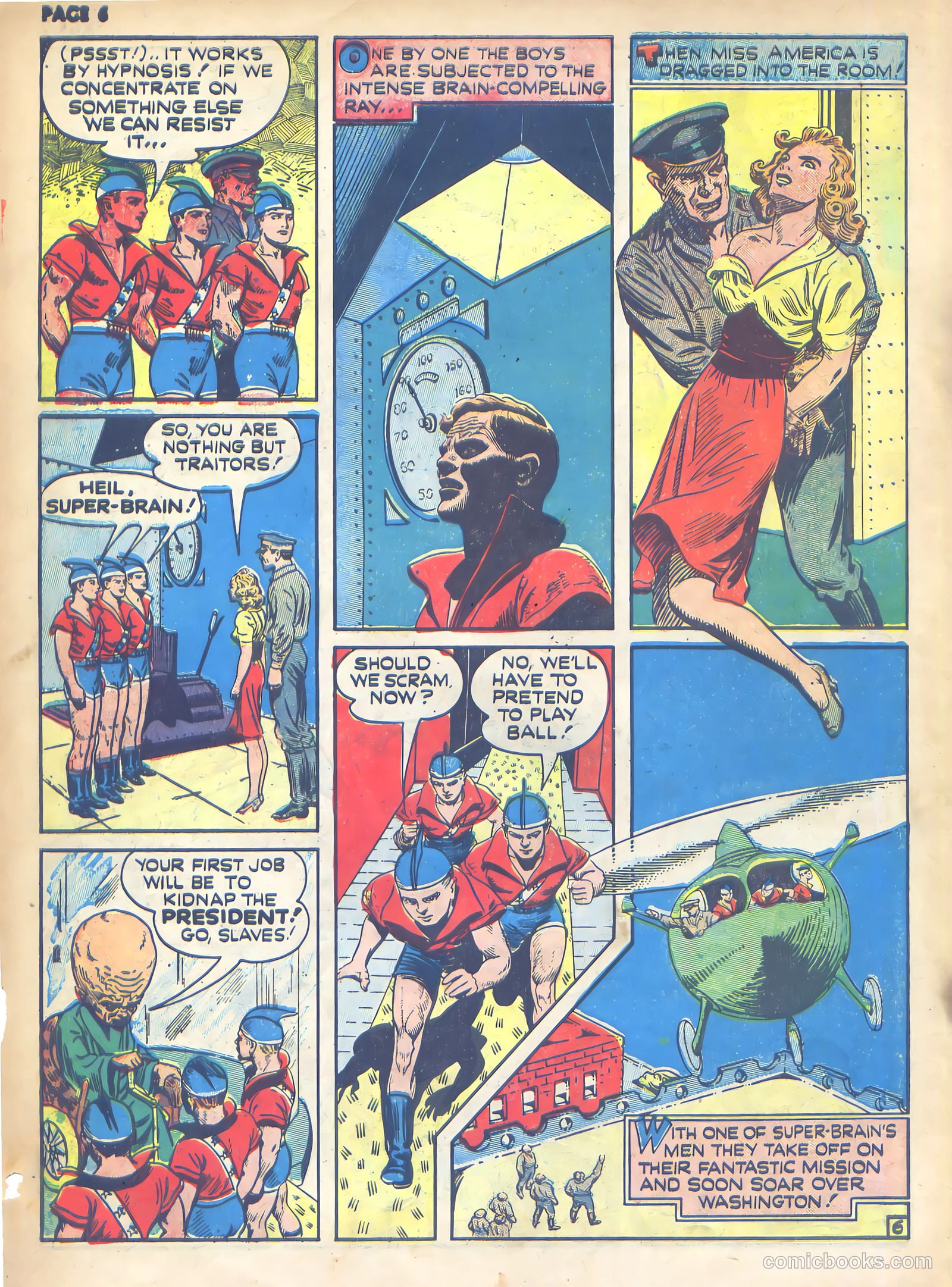 Rangers Comics #1 (1941) — page 8 of 68