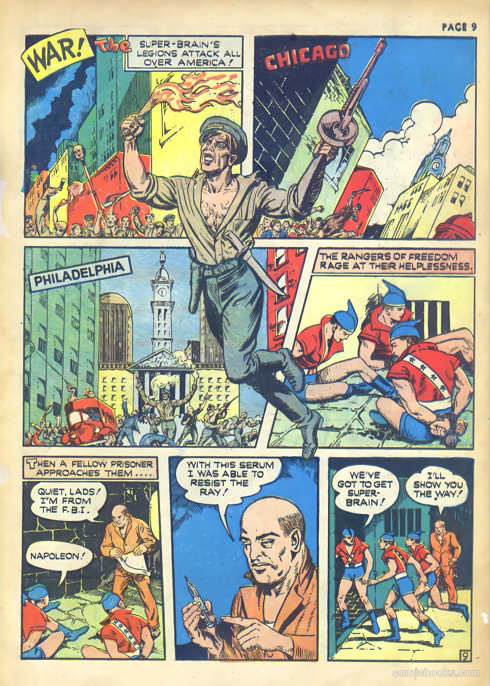 Rangers Comics #1 (1941) — page 11 of 68