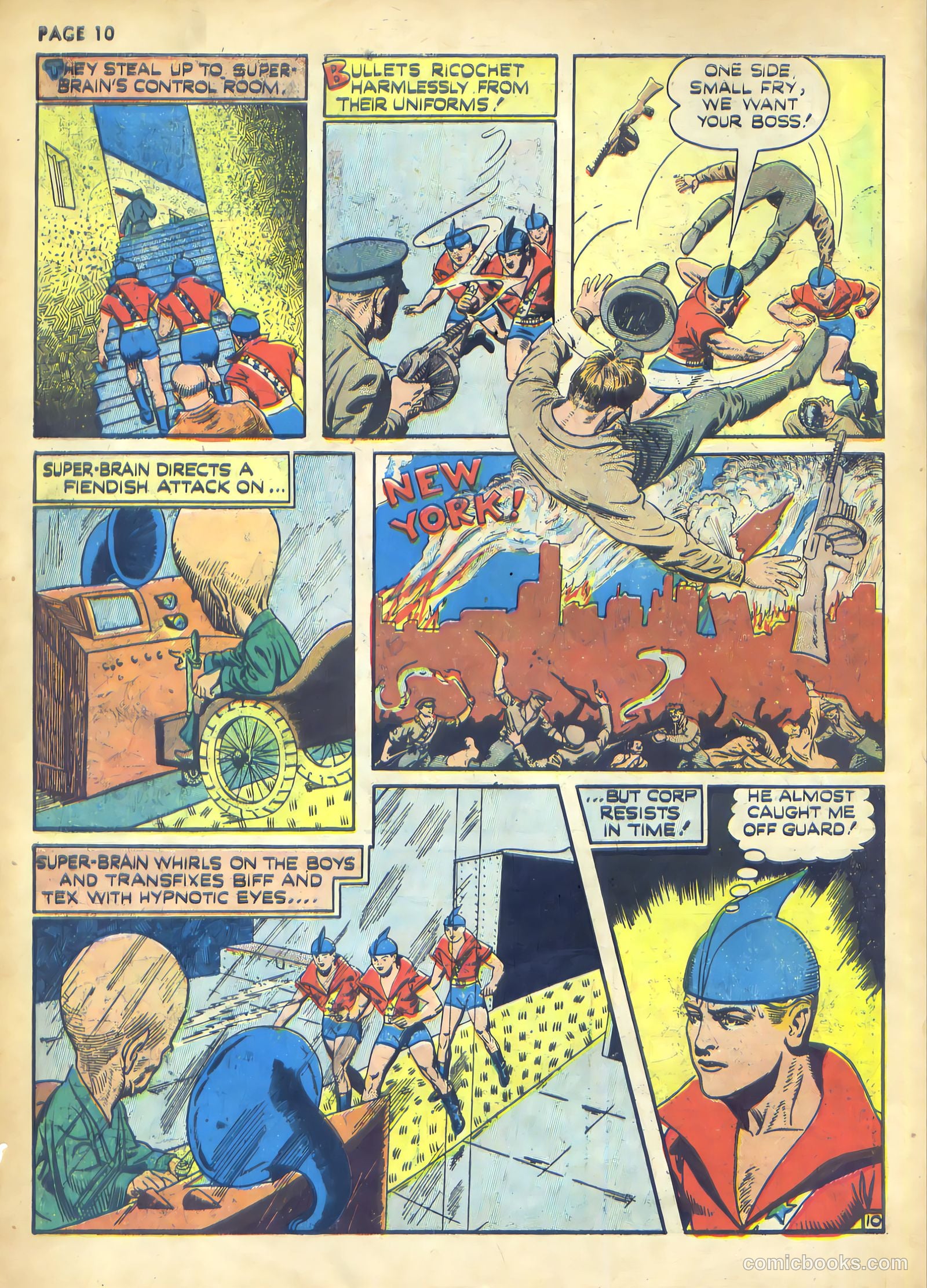 Rangers Comics #1 (1941) — page 12 of 68